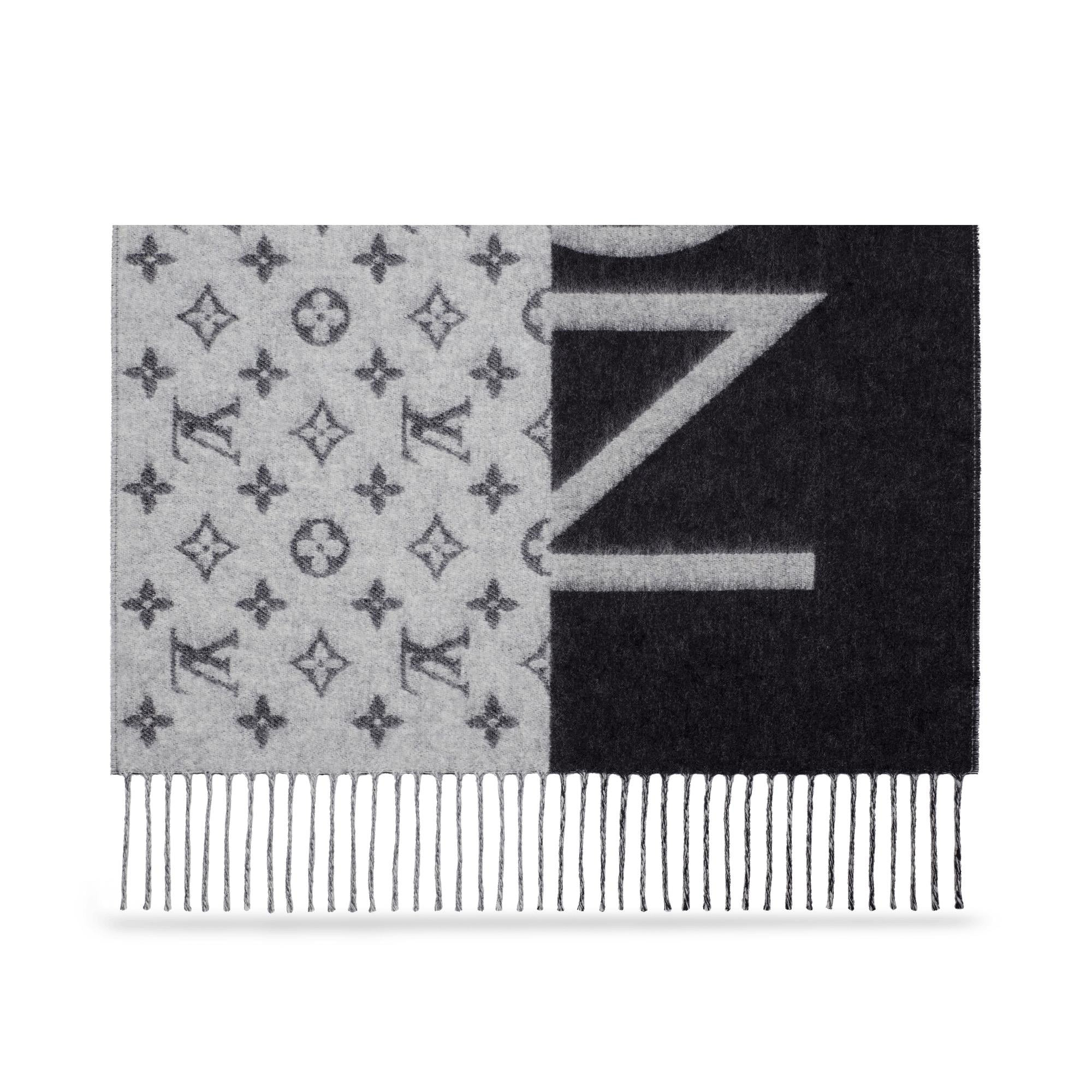 Monogram Split Scarf 7