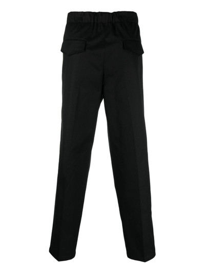 Jil Sander straight-leg  cotton trousers outlook