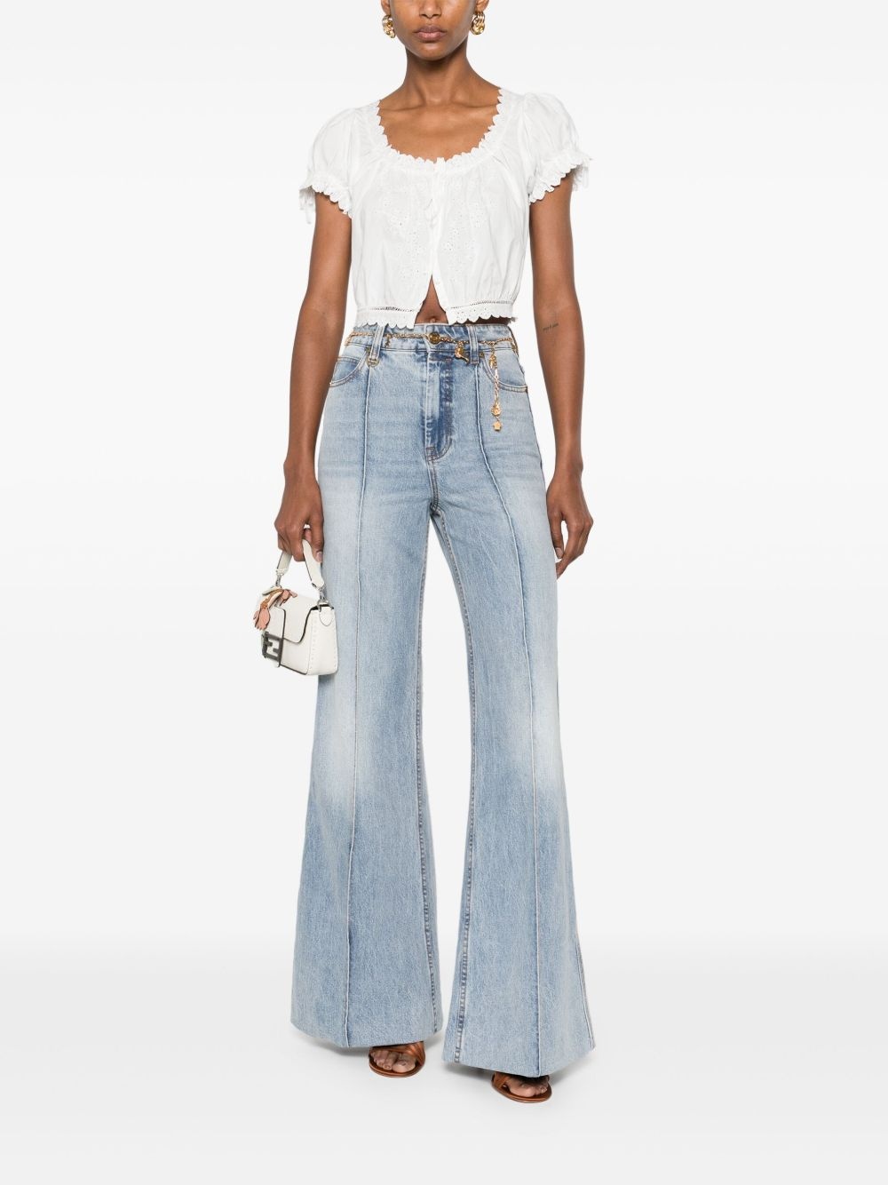 wide-leg jeans - 2