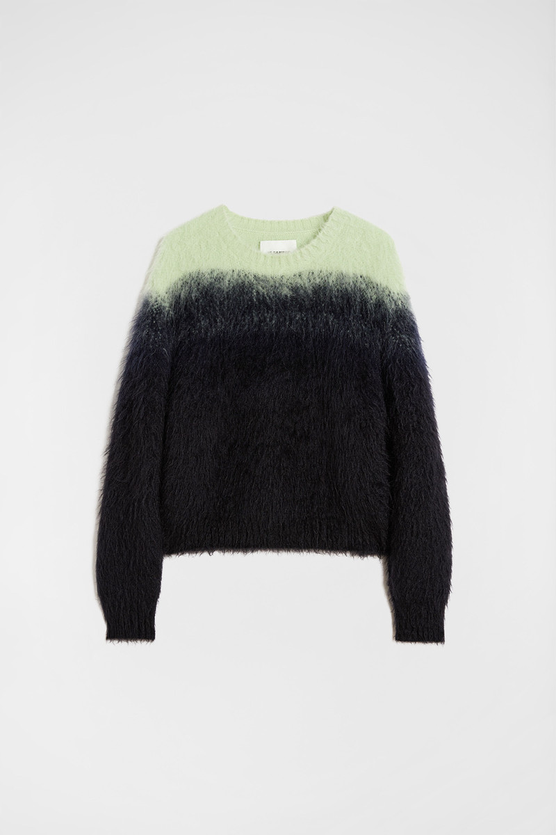 Mohair Jacquard Crew-Neck Sweater 1