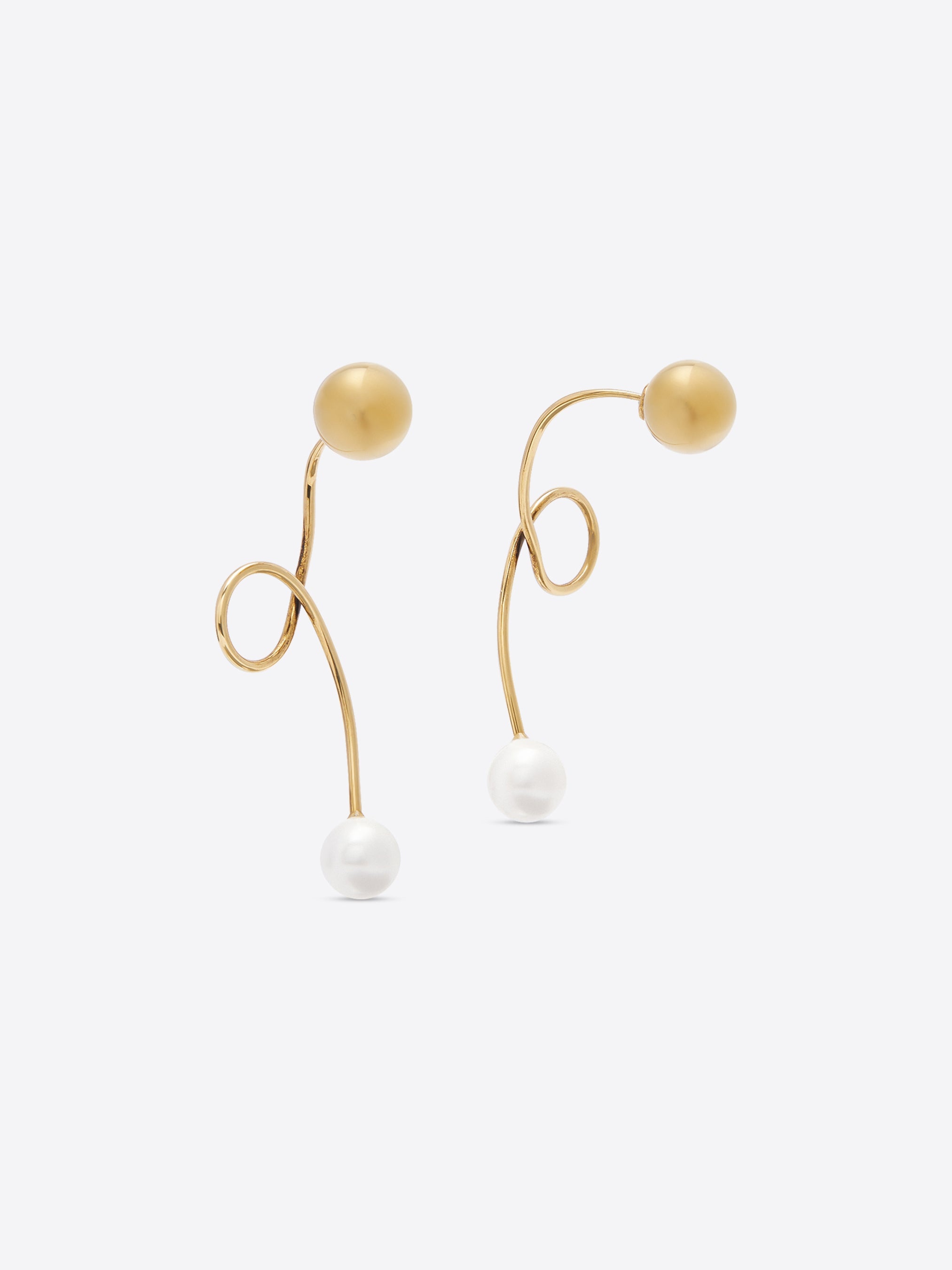 PEARL STUD EARRINGS - 3