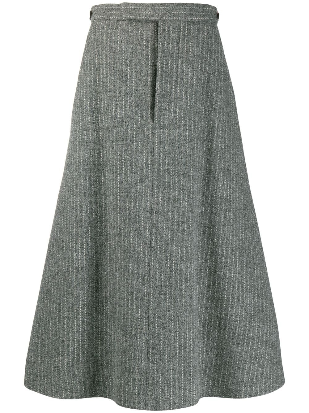 A-line box pleat skirt - 1