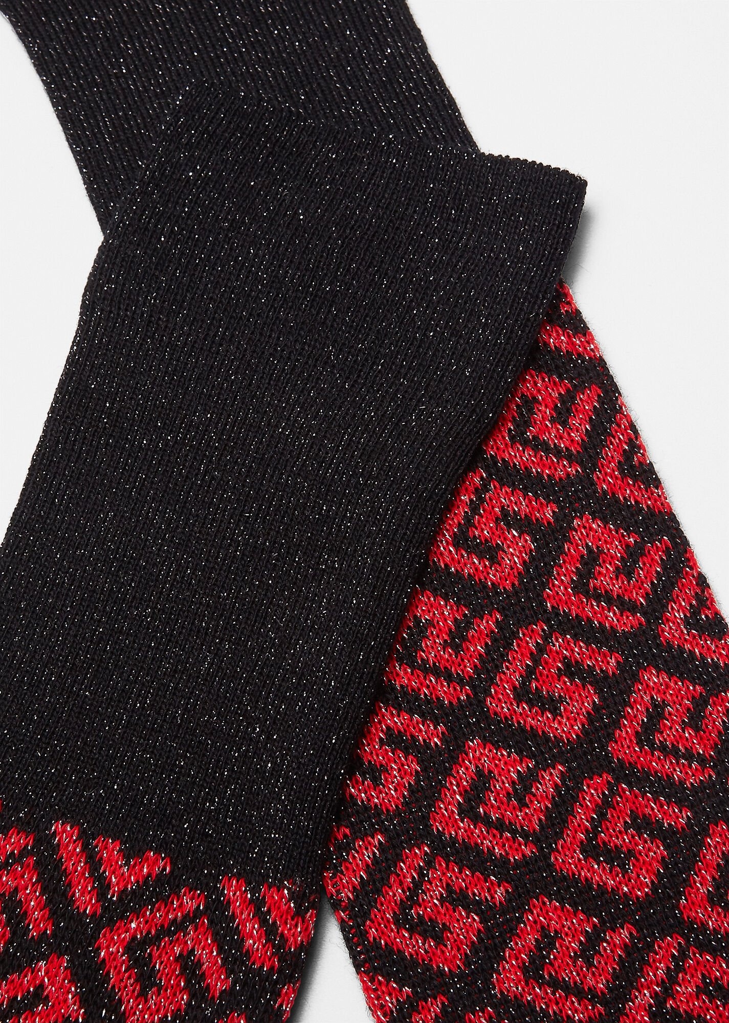 La Greca Pattern Stockings - 2