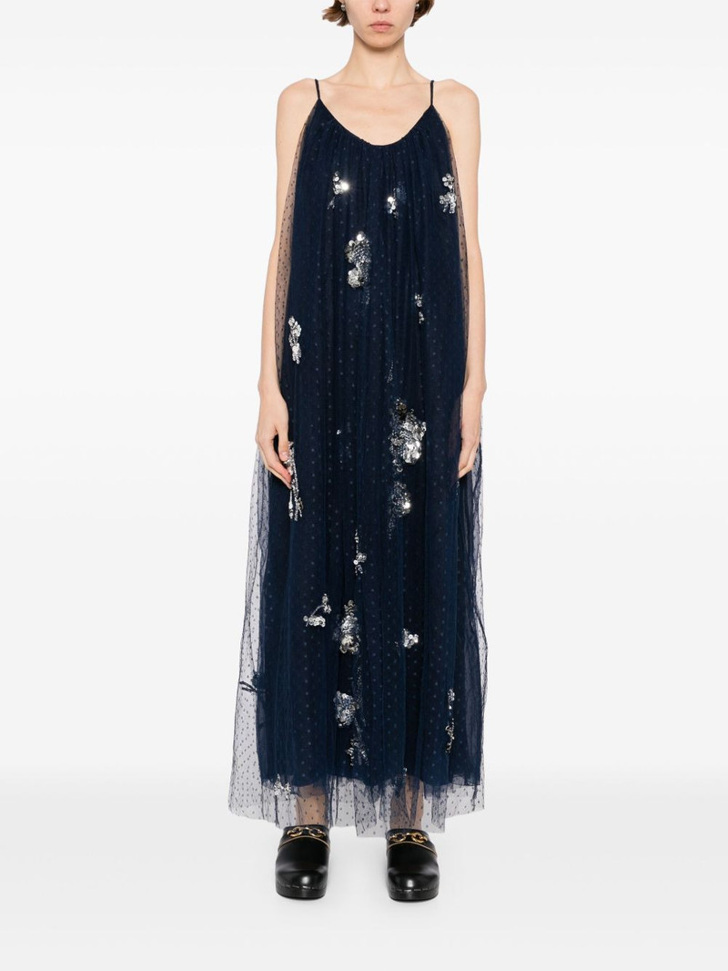 BIYAN tulle gathered camisole dress outlook