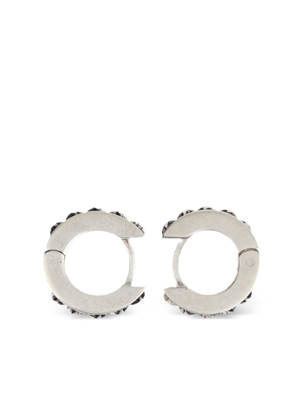 Star hoop earrings - 2