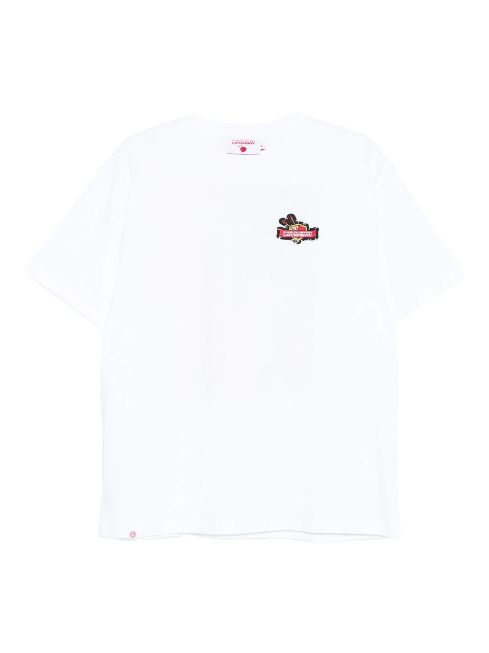 embroidered-logo T-shirt - 1
