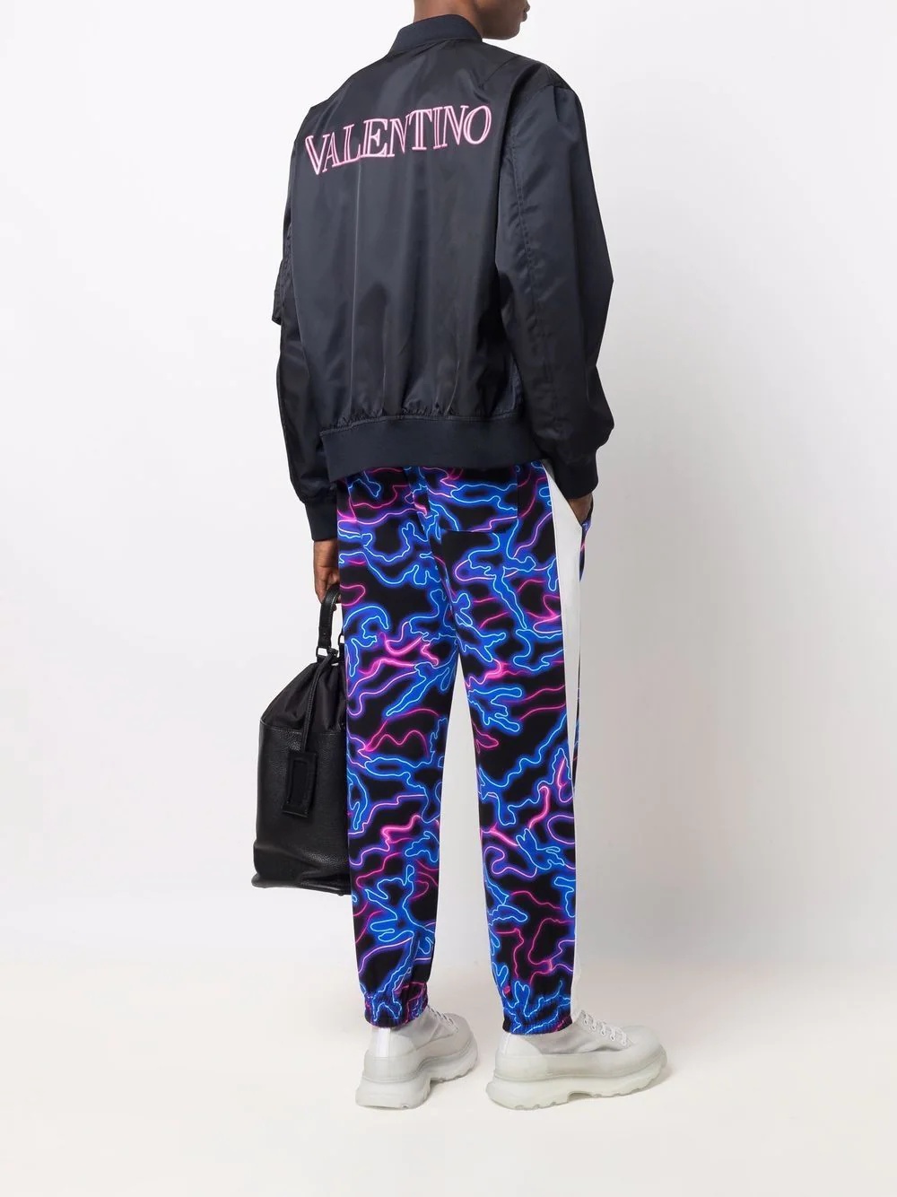 Neon Universe print bomber jacket - 2