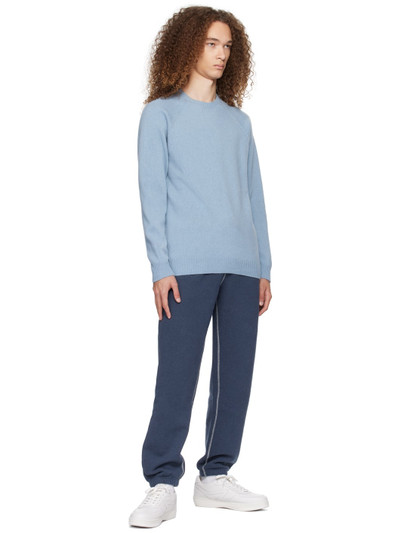 Sunspel Blue Raglan Sweater outlook