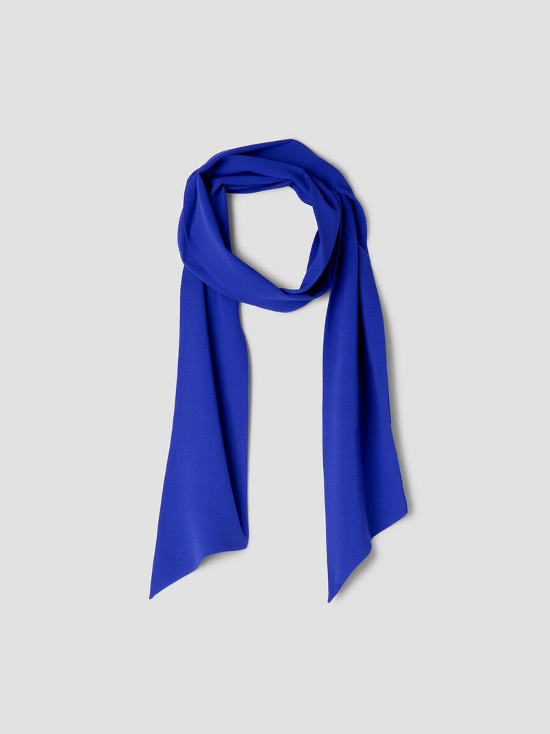 Silk Georgette Crepe Scarf 1