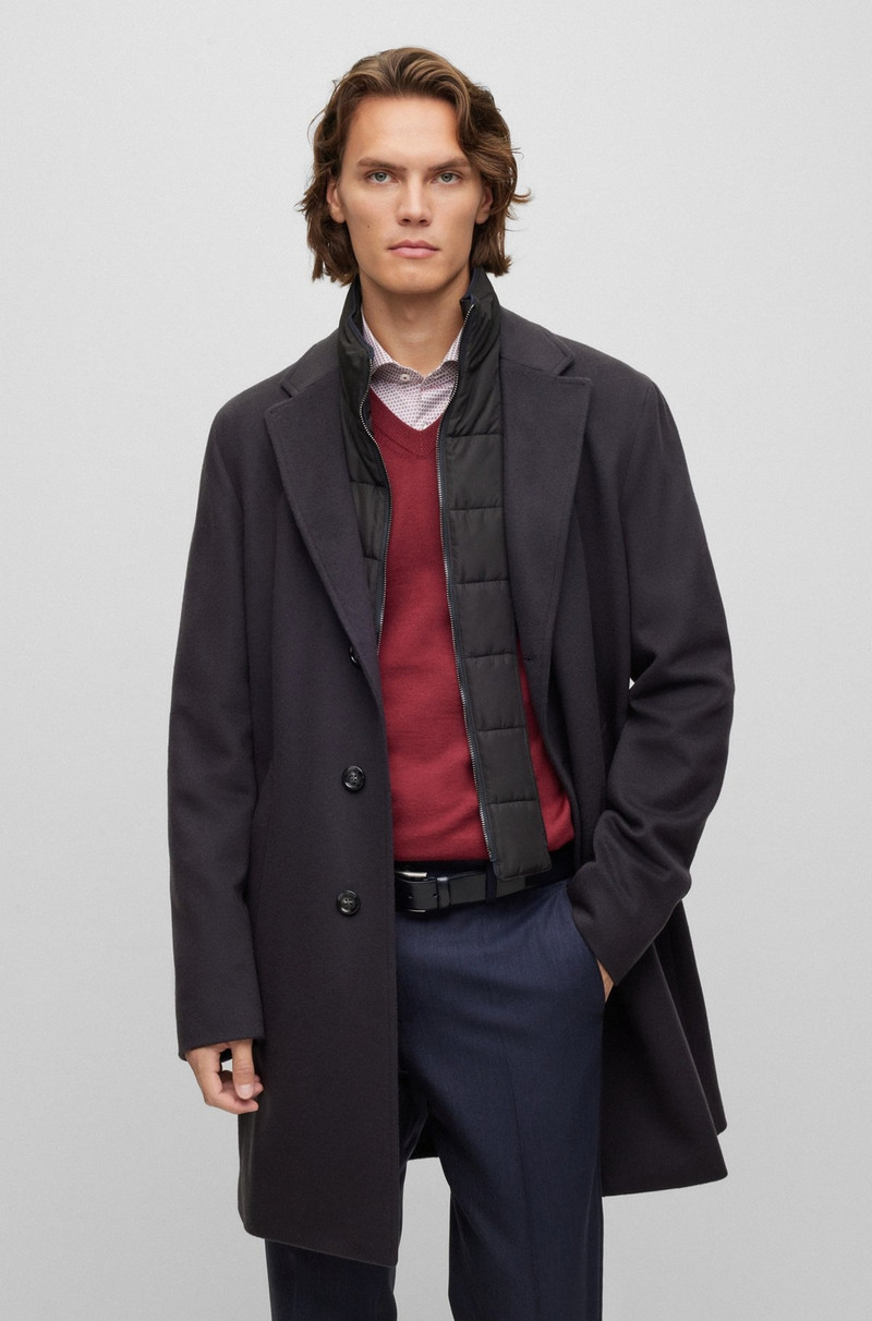 WOOL-BLEND COAT WITH ZIP-UP INNER 2