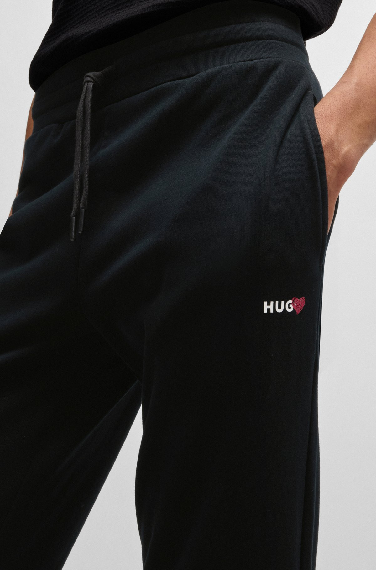 TRACKSUIT BOTTOMS WITH HEART LOGO - 5