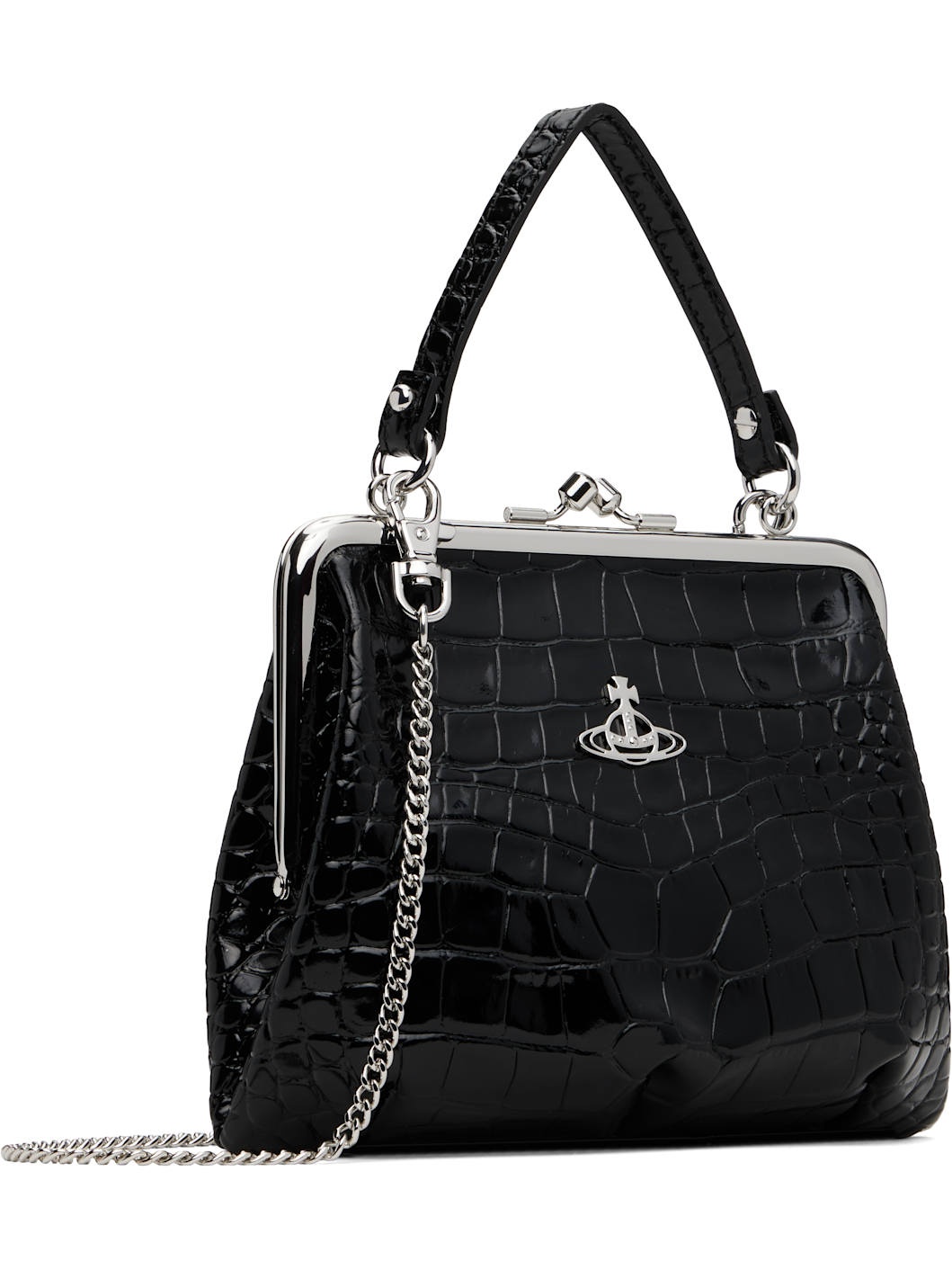 Black Granny Frame Bag - 2