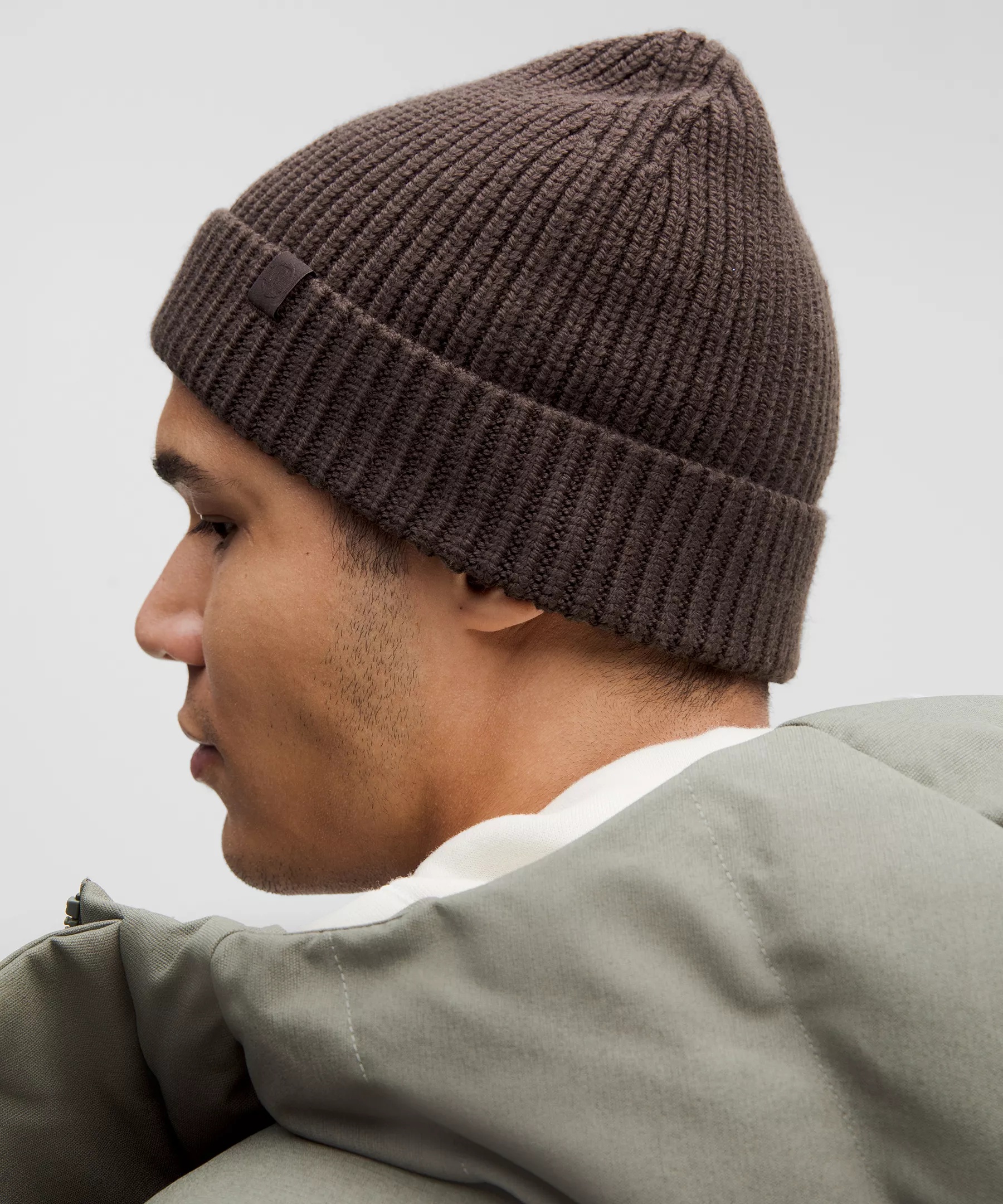 Close-Fit Wool-Blend Ribbed Knit Beanie - 3