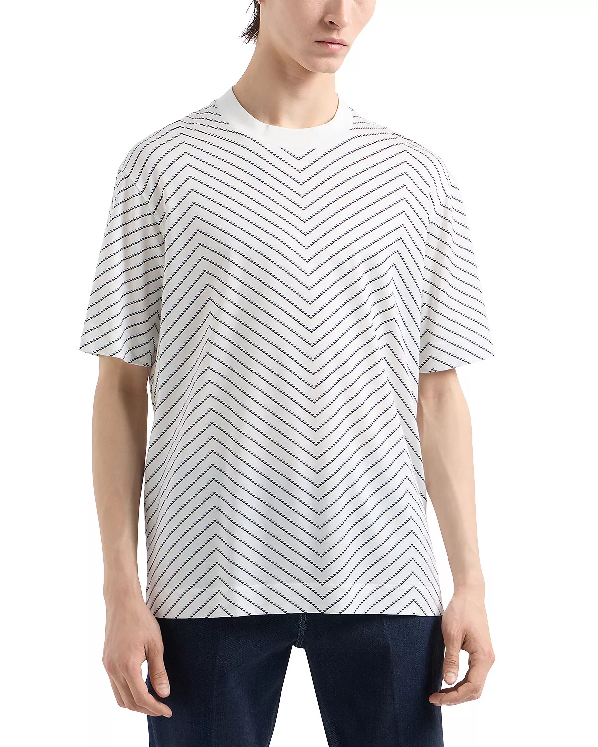 Micro Eagle Chevron Print Tee - 1