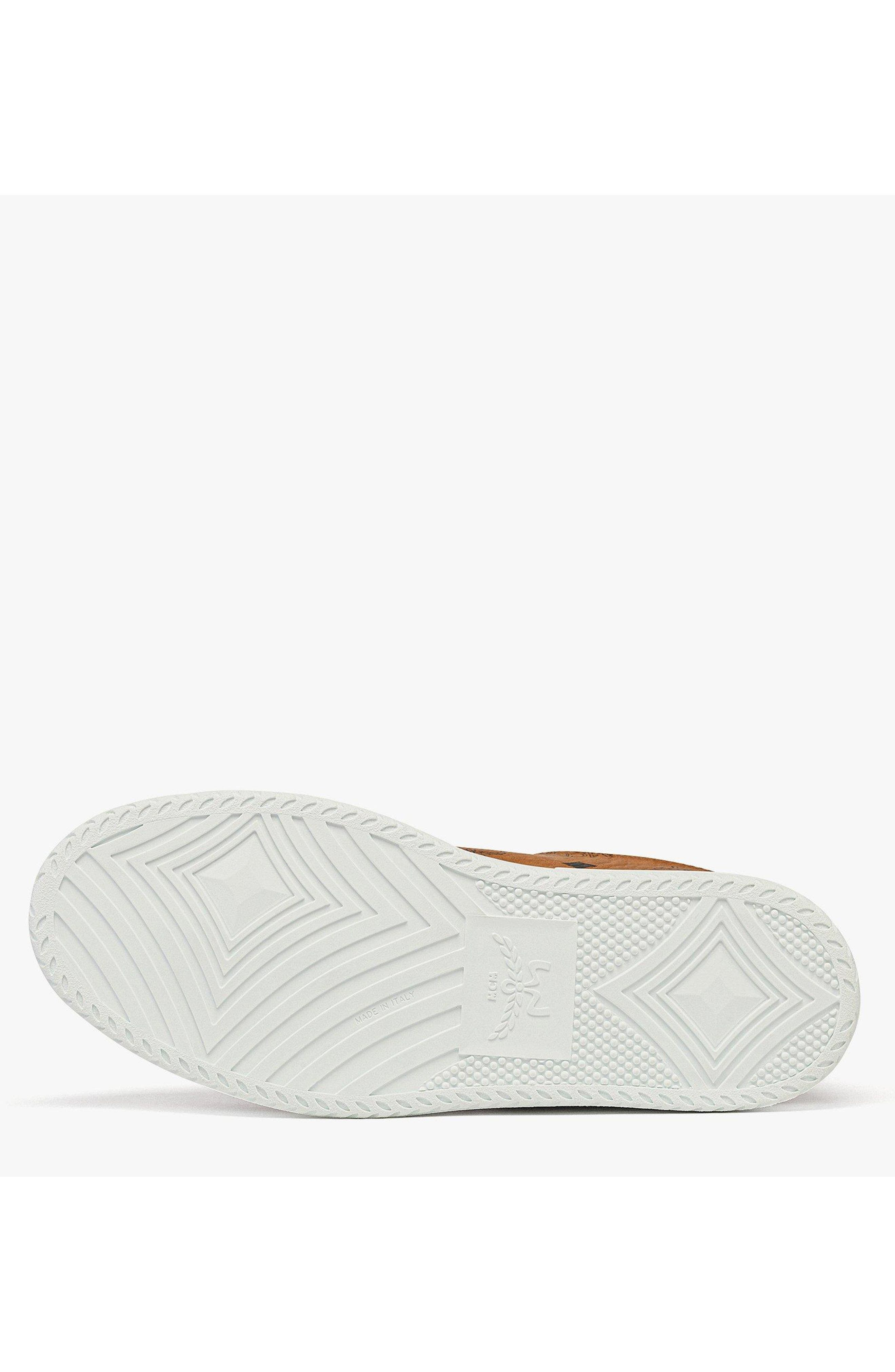 MCM Neo Terrain Lo Sneakers in Visetos in Cognac at Nordstrom - 4