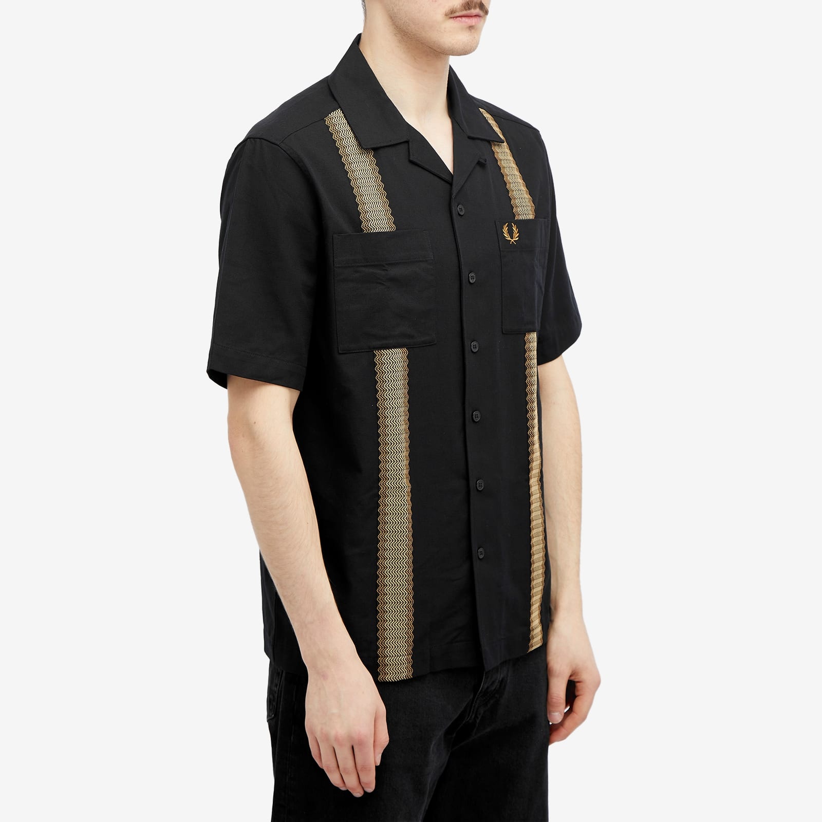 Fred Perry Tape Short Sleeve Vacation Shirt - 2