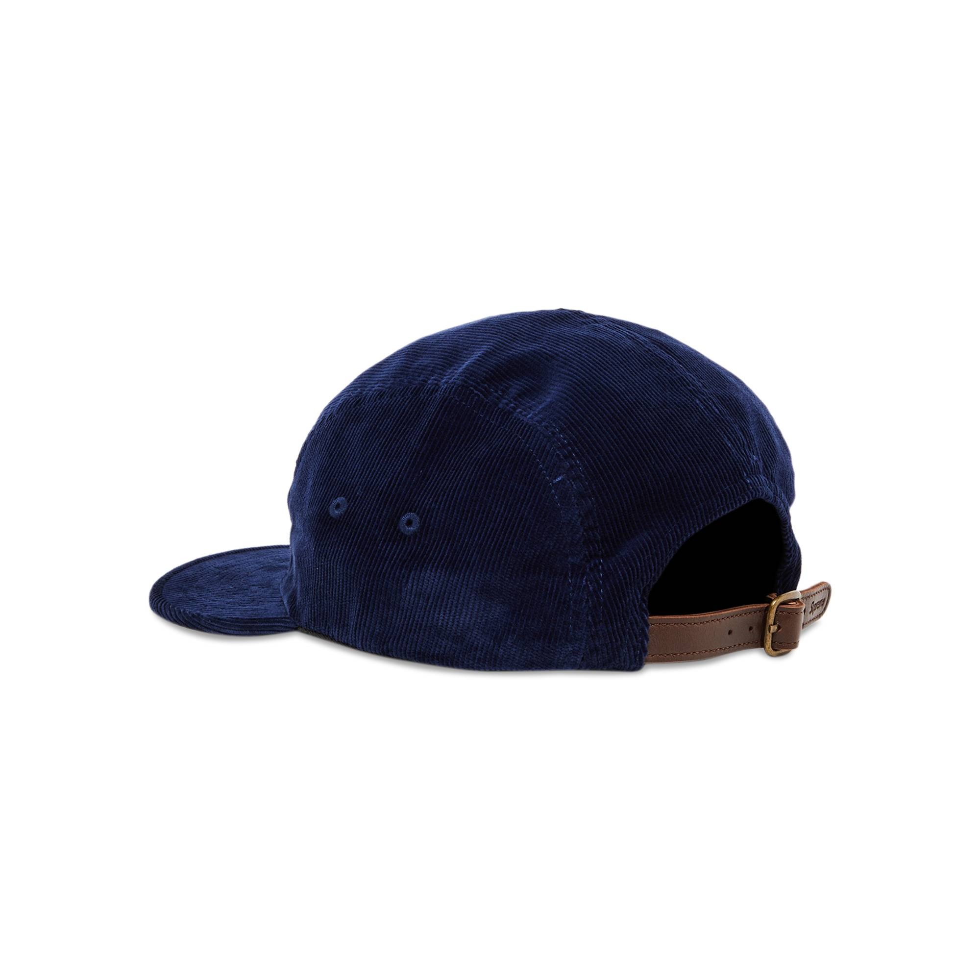 Supreme Corduroy Camp Cap 'Navy' - 3