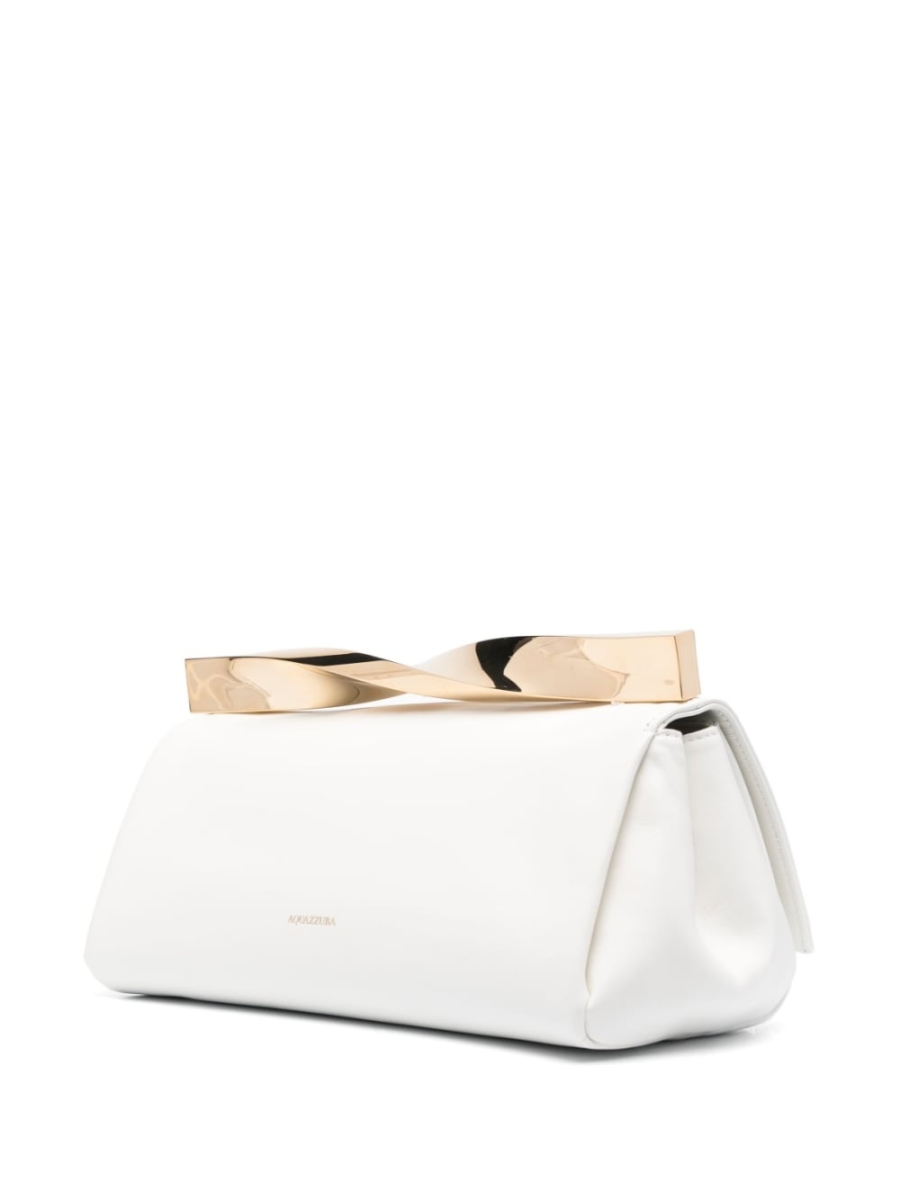 Twist leather clutch bag - 3