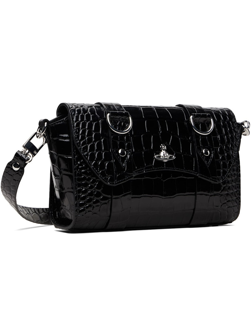 Vivienne Westwood Black Kimmy Crossbody Bag outlook