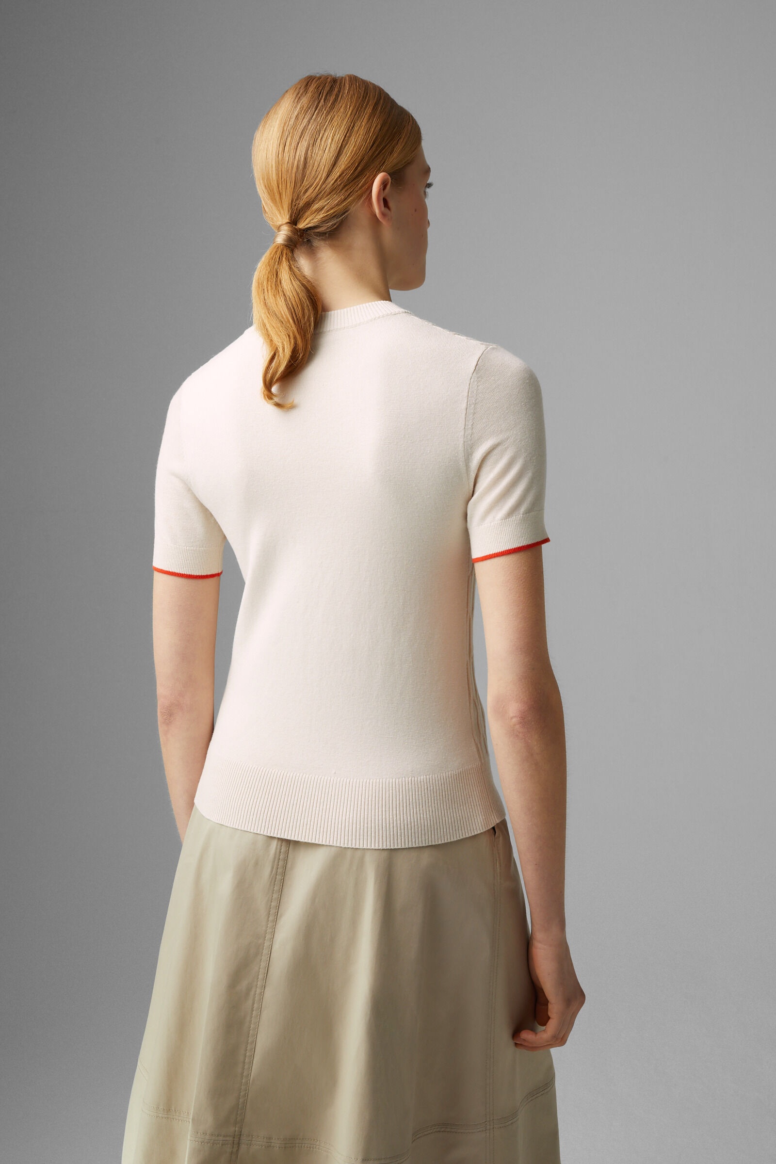 Rose Knitted top in Ecru - 3
