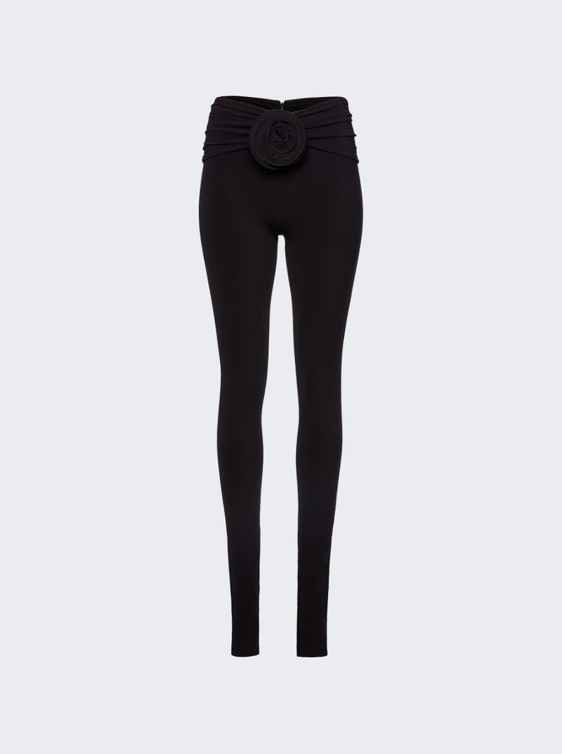 Flower Embellished Leggings 1