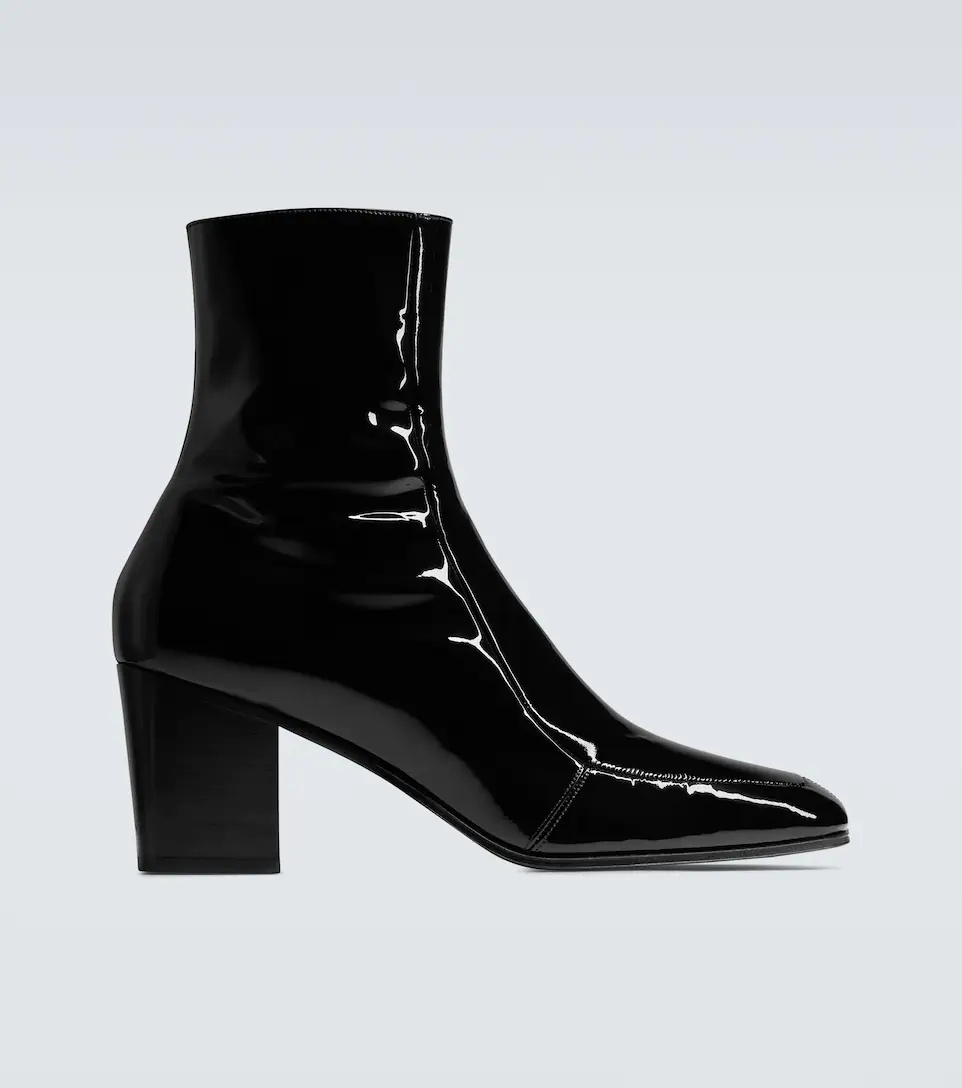 Beau patent leather ankle boots - 1
