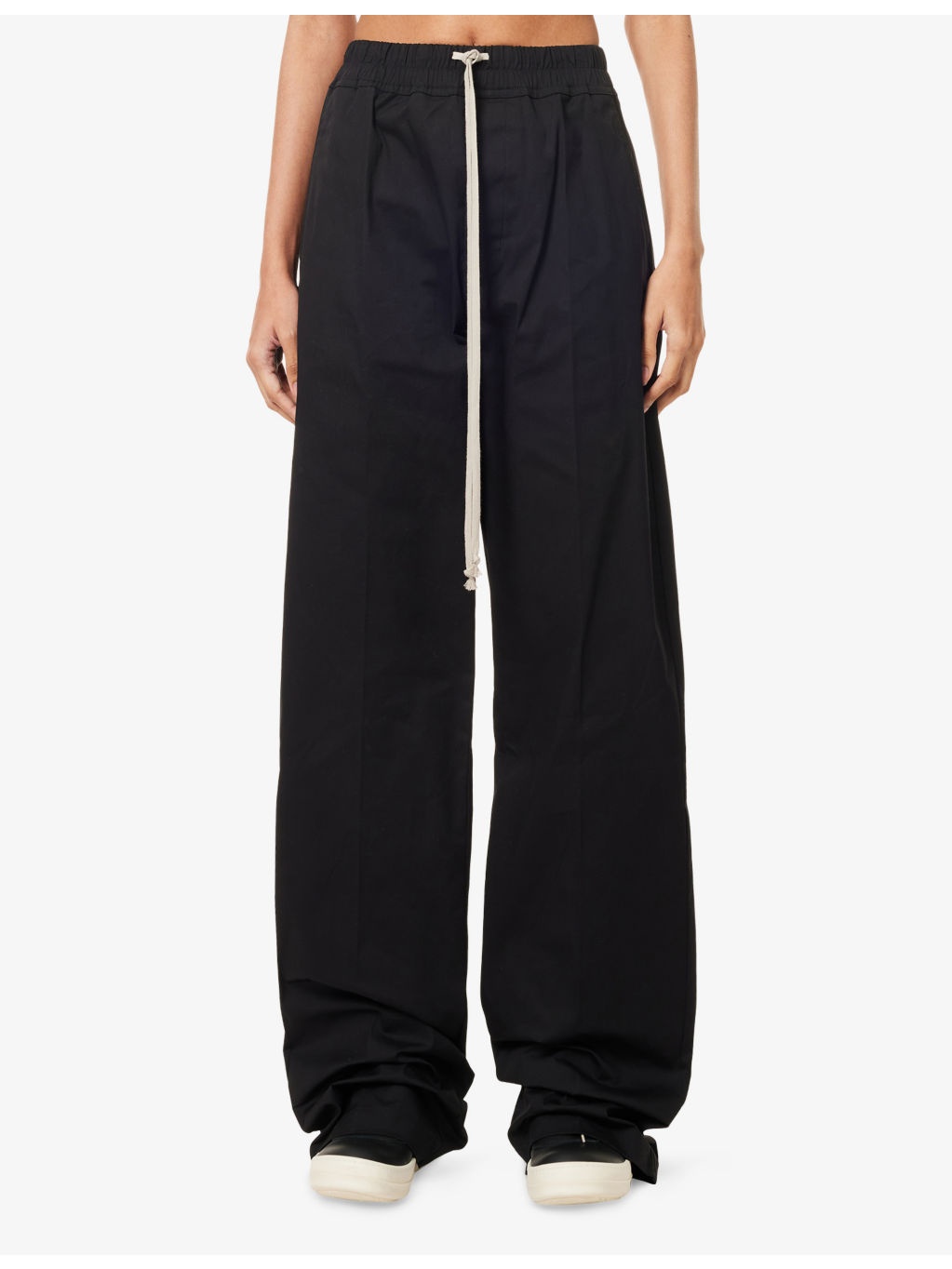 Dietrich Drawstring-Waist  Stretch-Cotton Trousers - 3