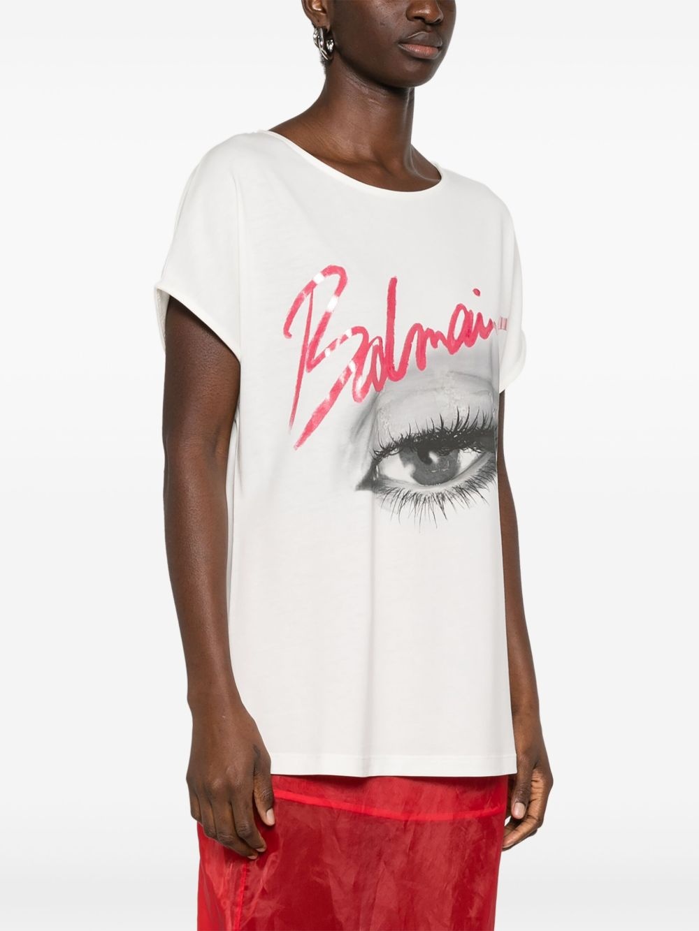 eye-print T-shirt - 3