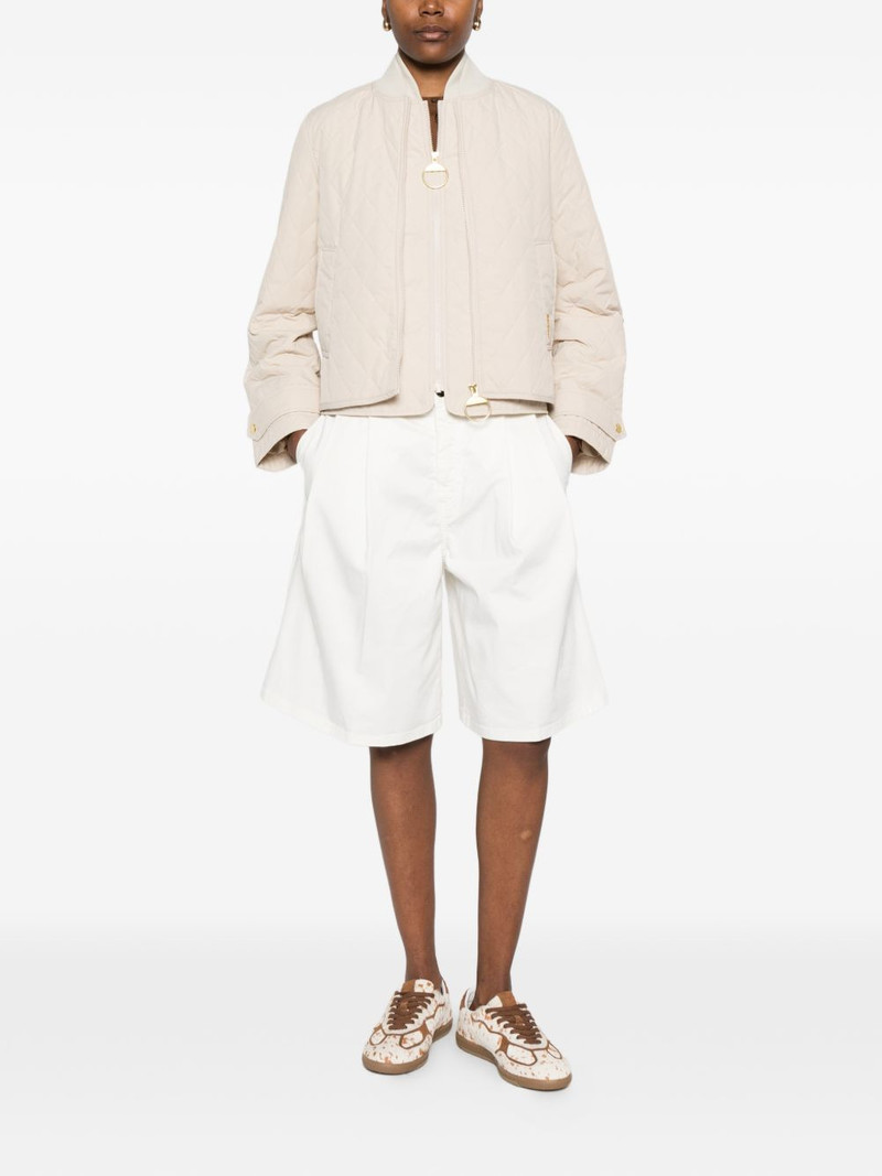 Barbour quilted zip-up jacket outlook