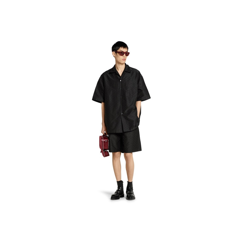 GUCCI Cotton-silk GG faille shirt outlook