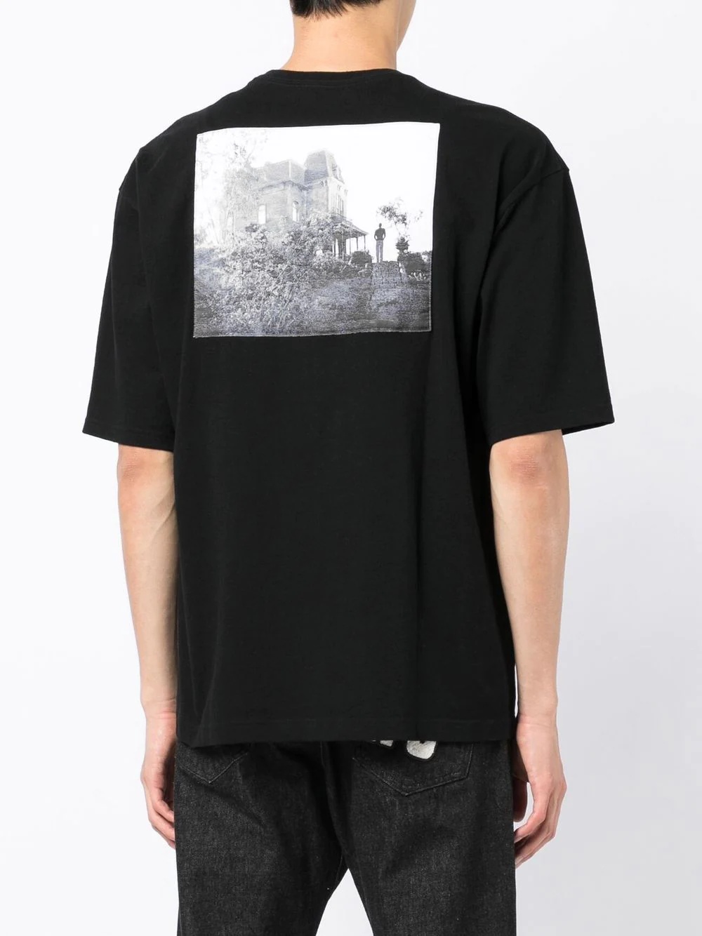x Psycho graphic-patch T-shirt - 4