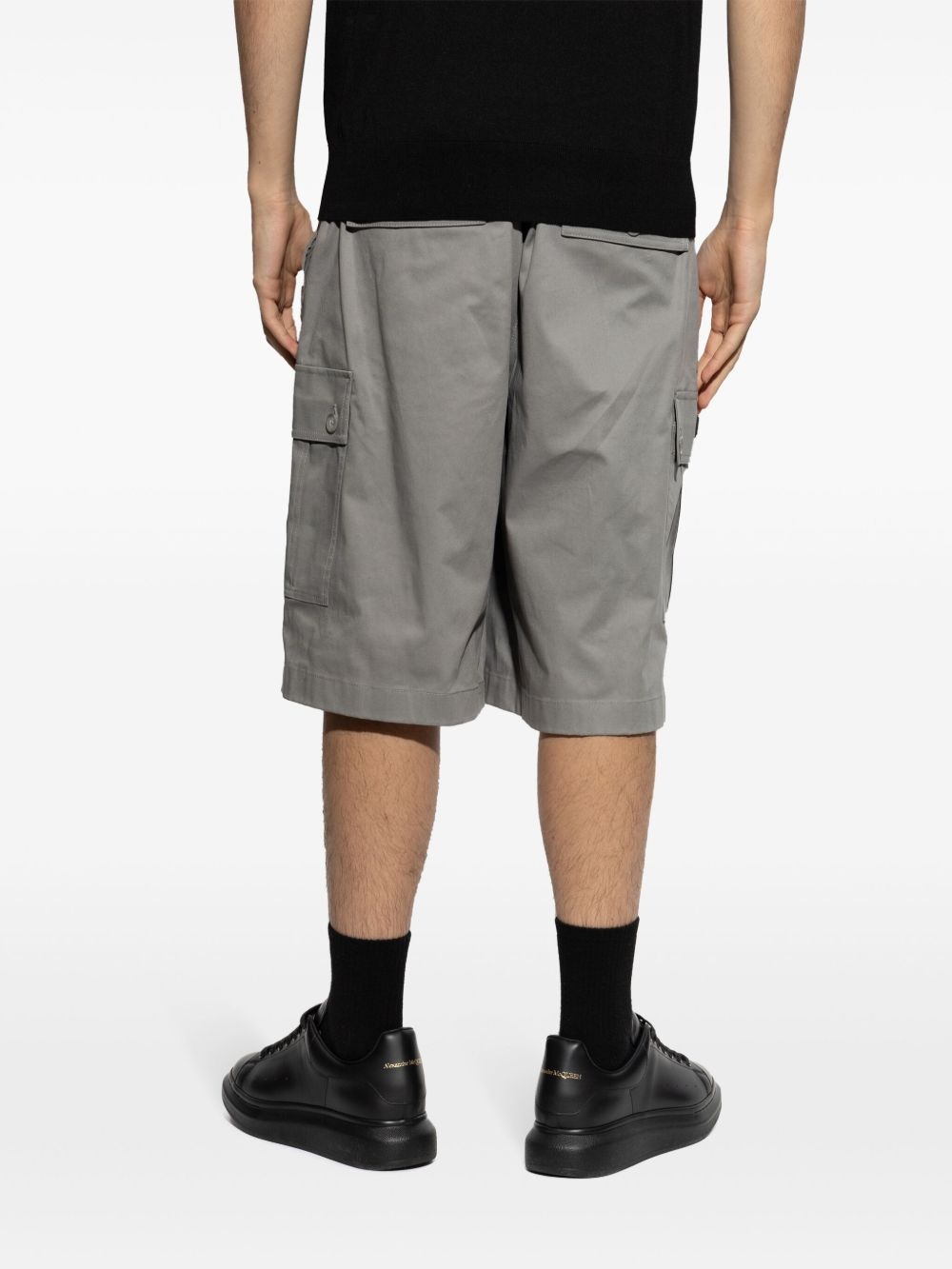 cotton cargo shorts - 4