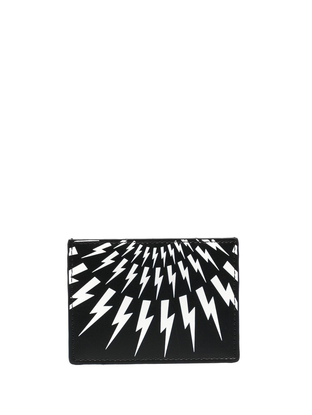 Thunderbolt-print cardholder - 2