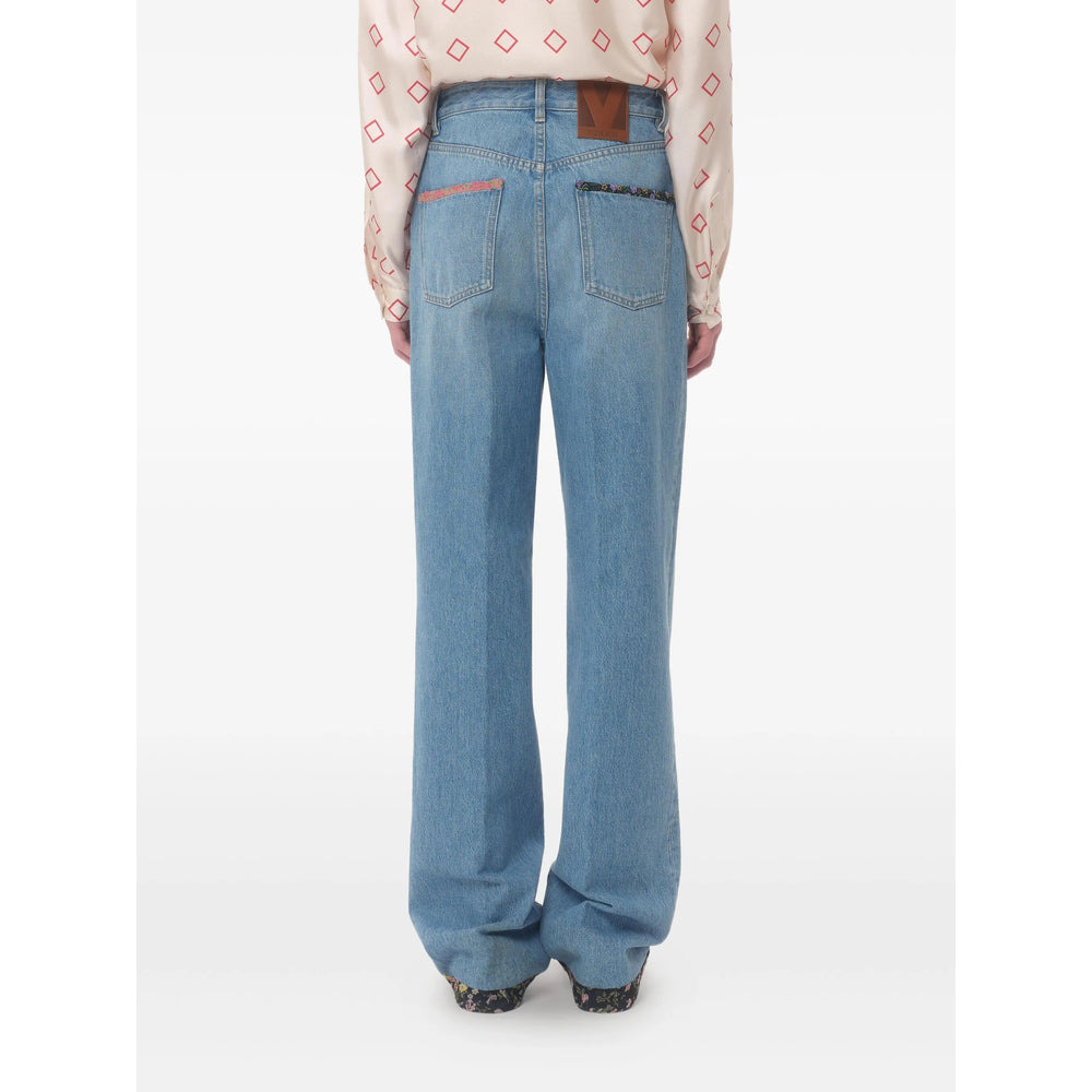 Valentino Blue Denim - Regular & Straight-Leg Jeans Men - 6