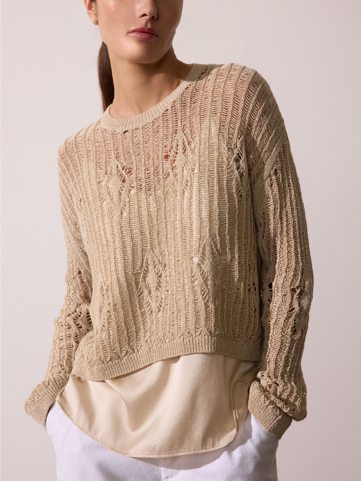 The Alani Cropped Sweater - 1
