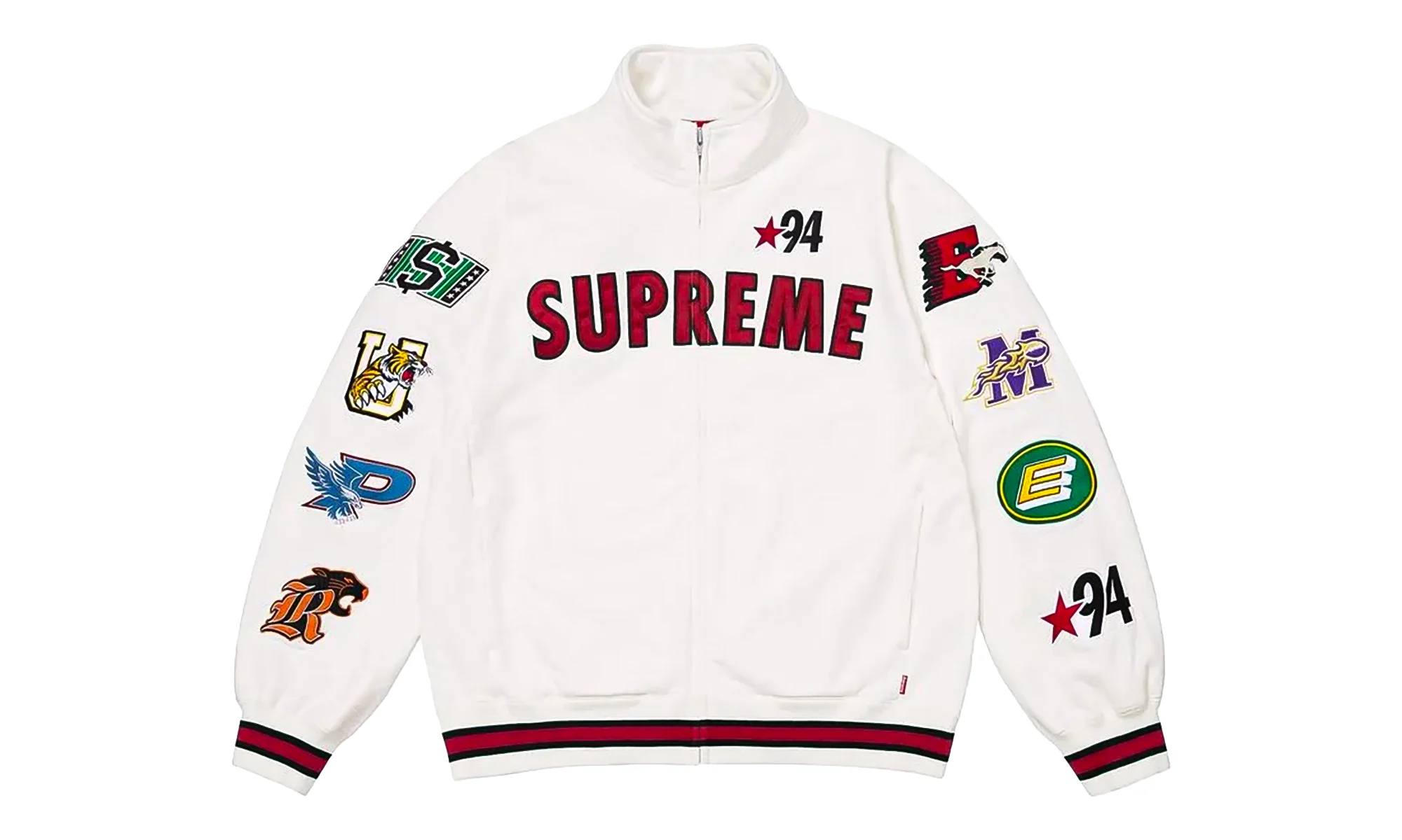 Mascots Zip Up Jacket "SS26 - White" SU27493 - 1