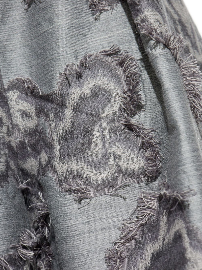 frayed floral palazzo pants 5