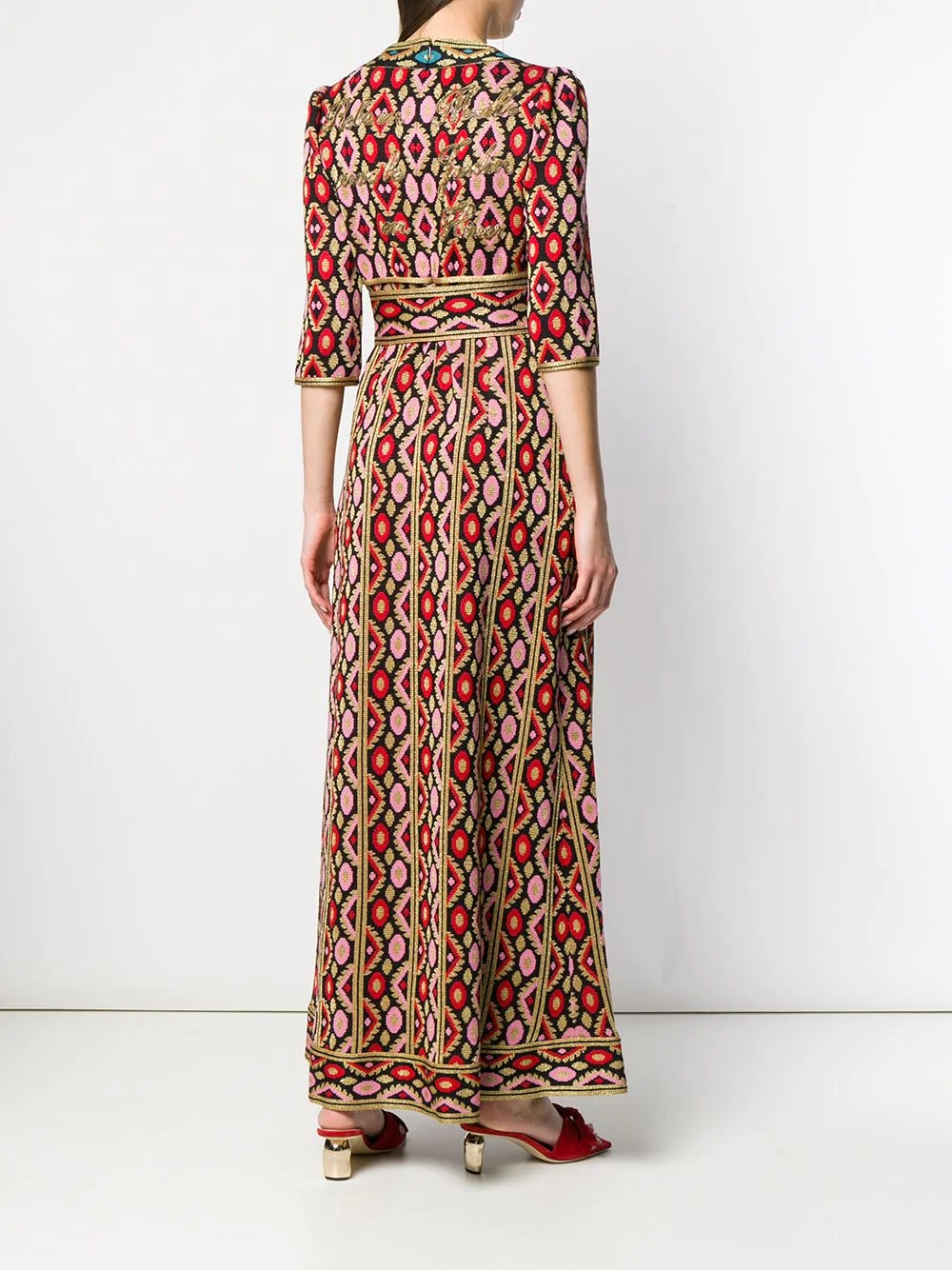 printed maxi dress - 4