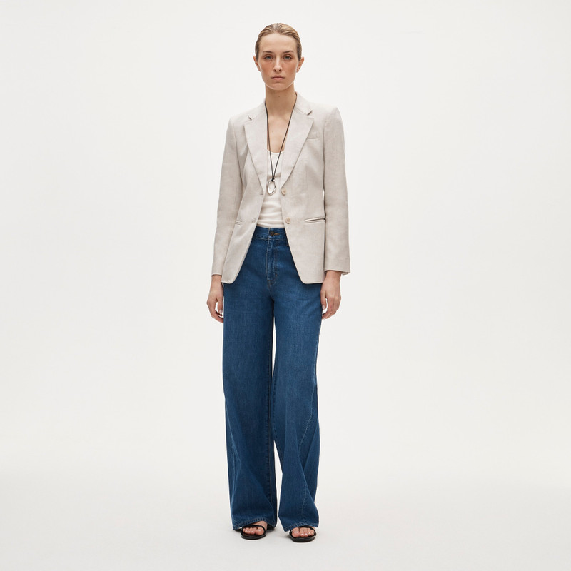 Margeaux blazer in stretch linen blend 3
