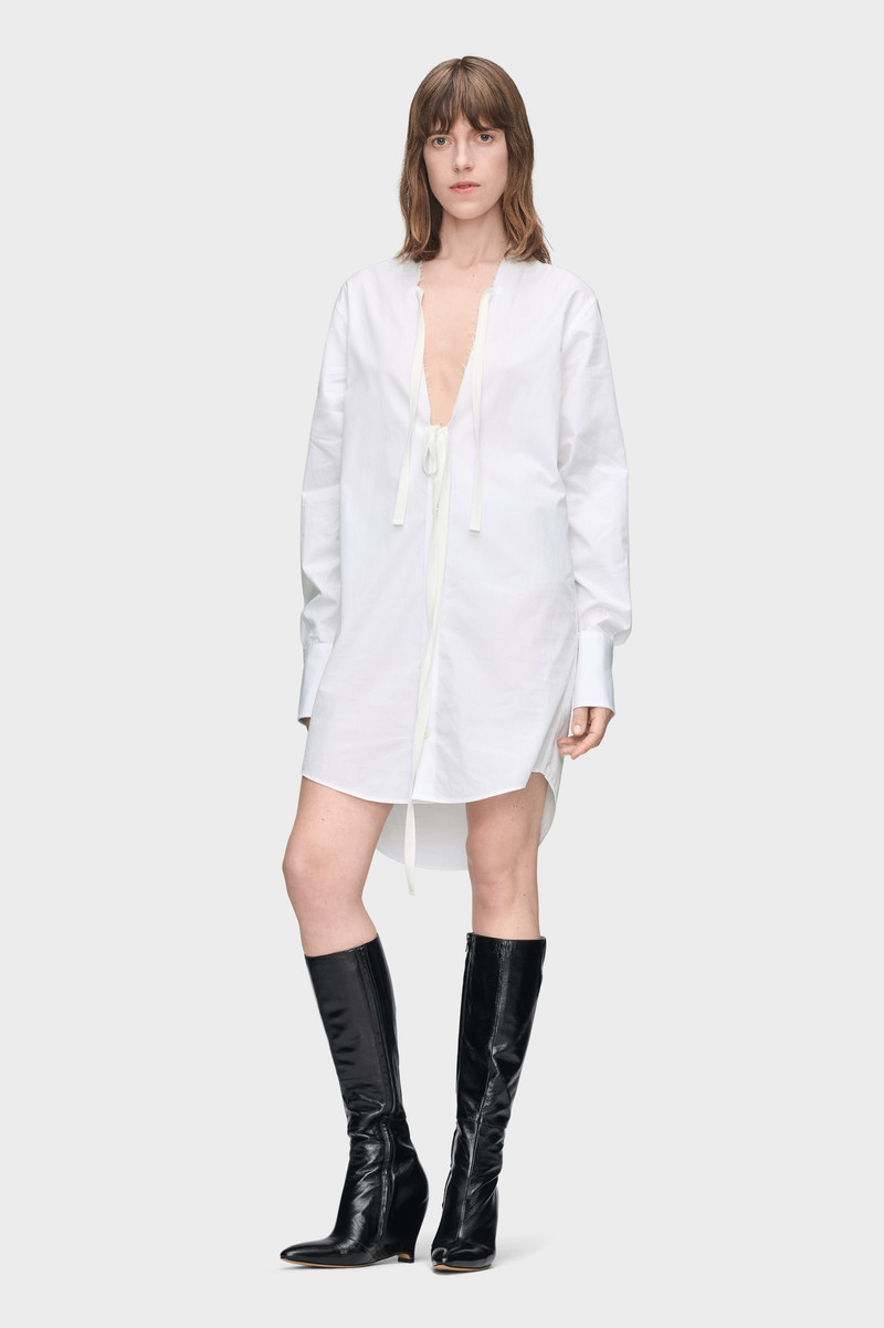 Maison Margiela V-Neck Shirt Dress outlook
