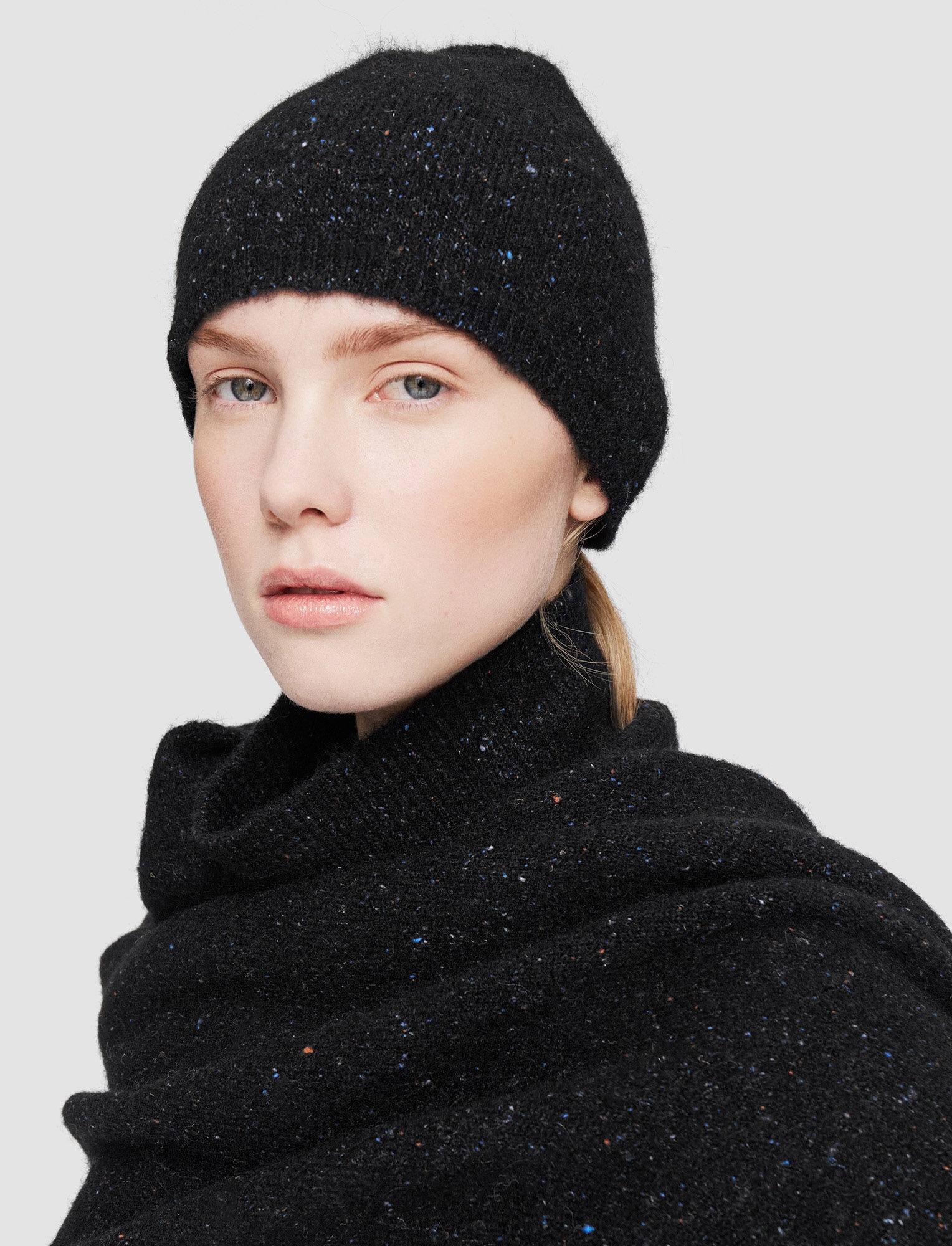 Alpaca Tweed Knit Hat - 3