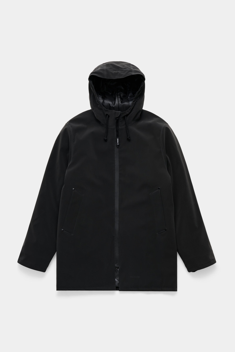 Stockholm Matte Winter Coat Black 6
