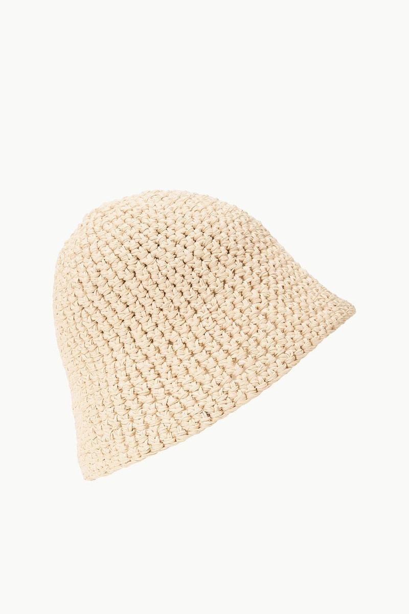 STAUD CROCHET HAT NATURAL 3