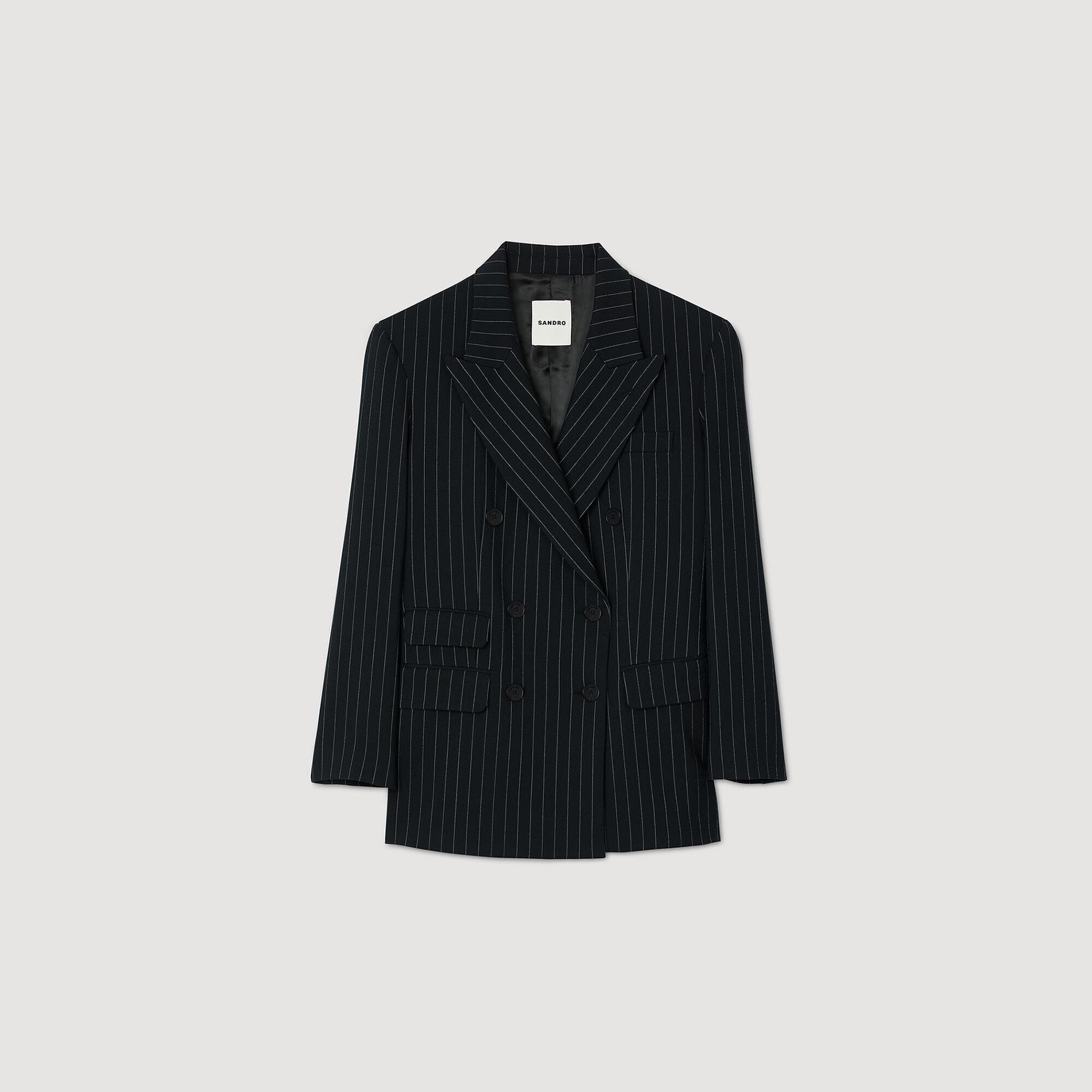 STRIPED SUIT JACKET - 1