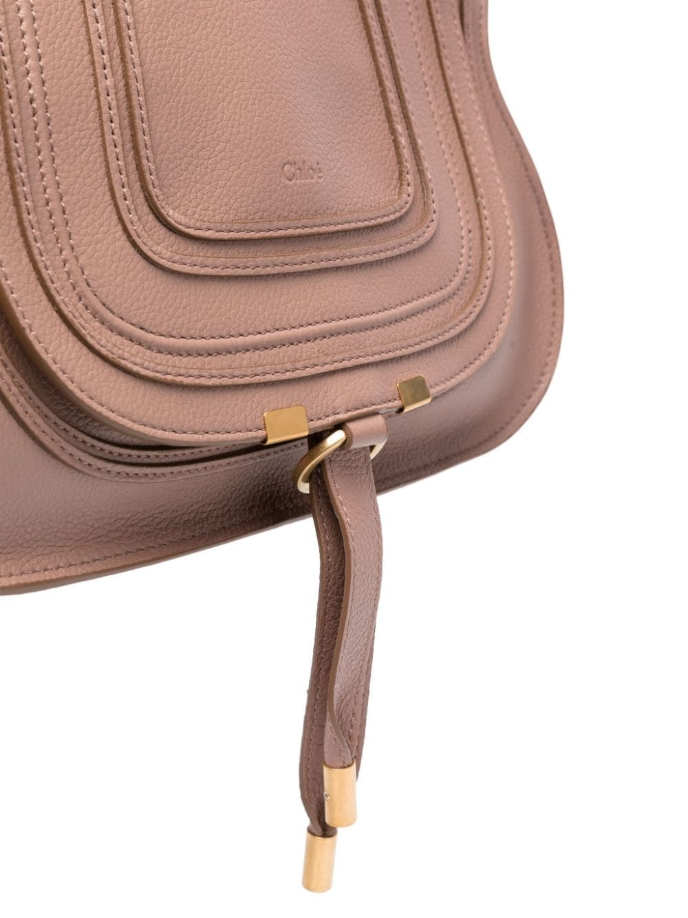 small Marcie logo-debossed tote bag - 4