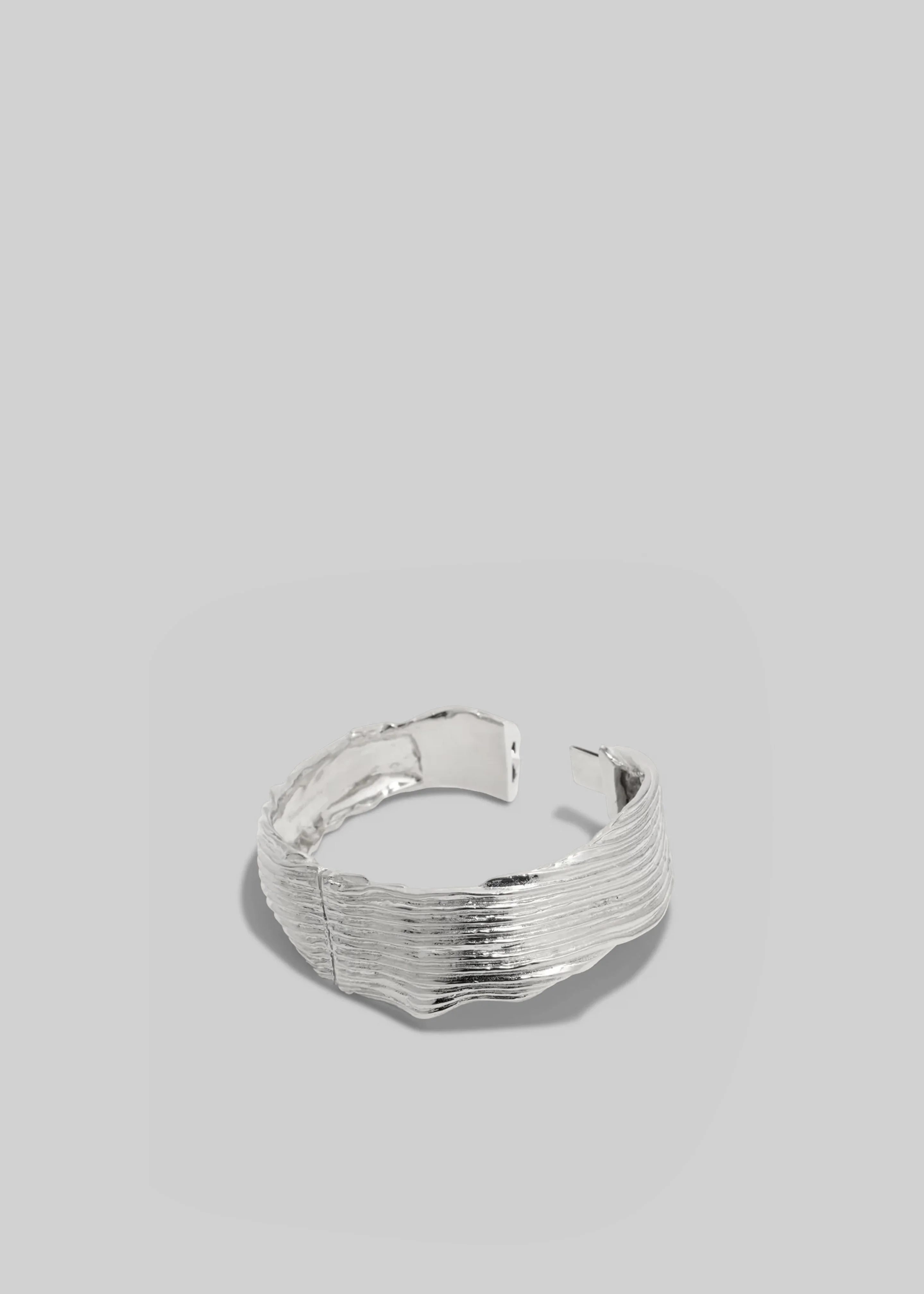 Completedworks Pleated Cuff - Silver - 1