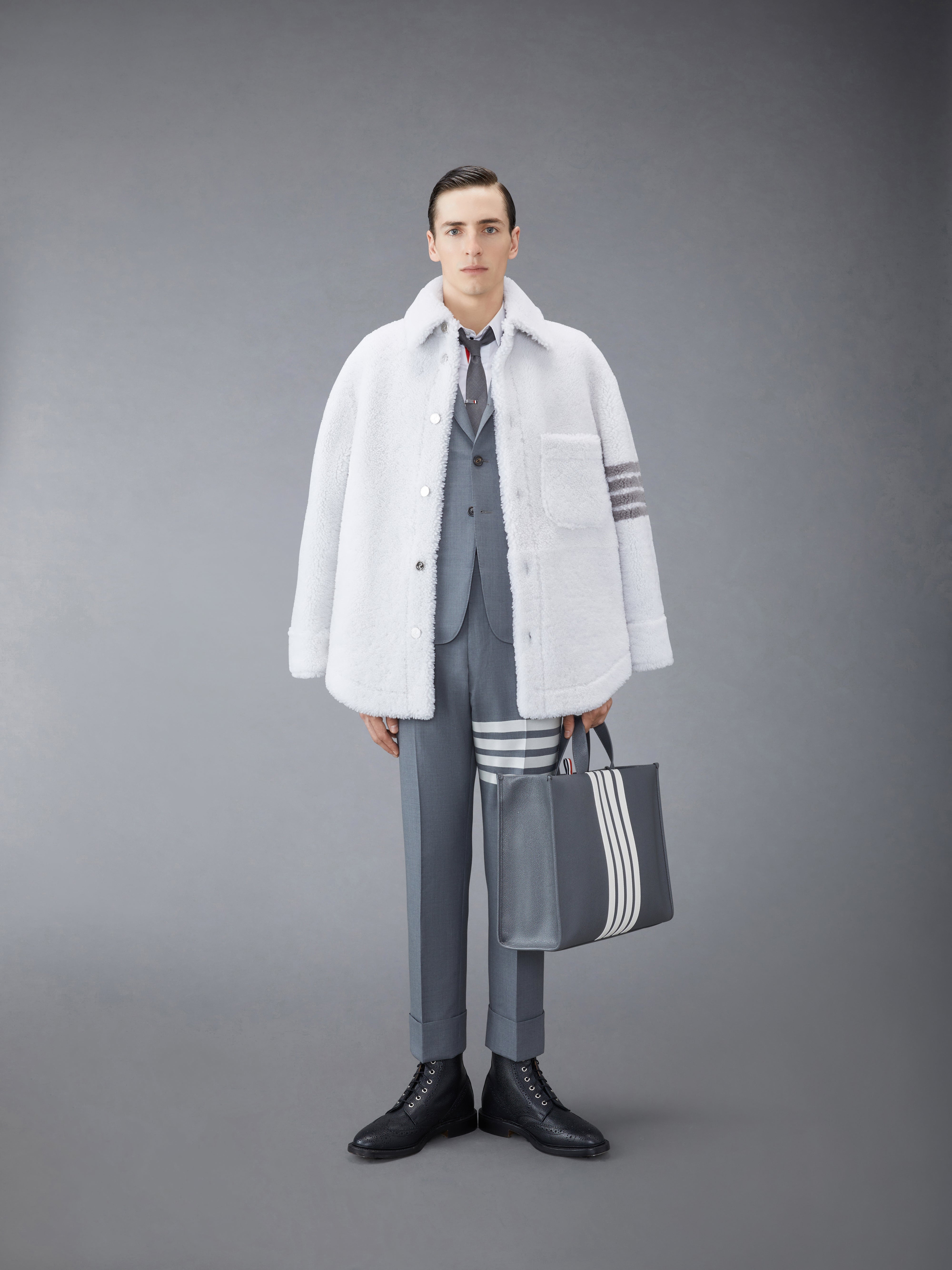 Plain Weave 4-Bar Classic Sport Coat - 4