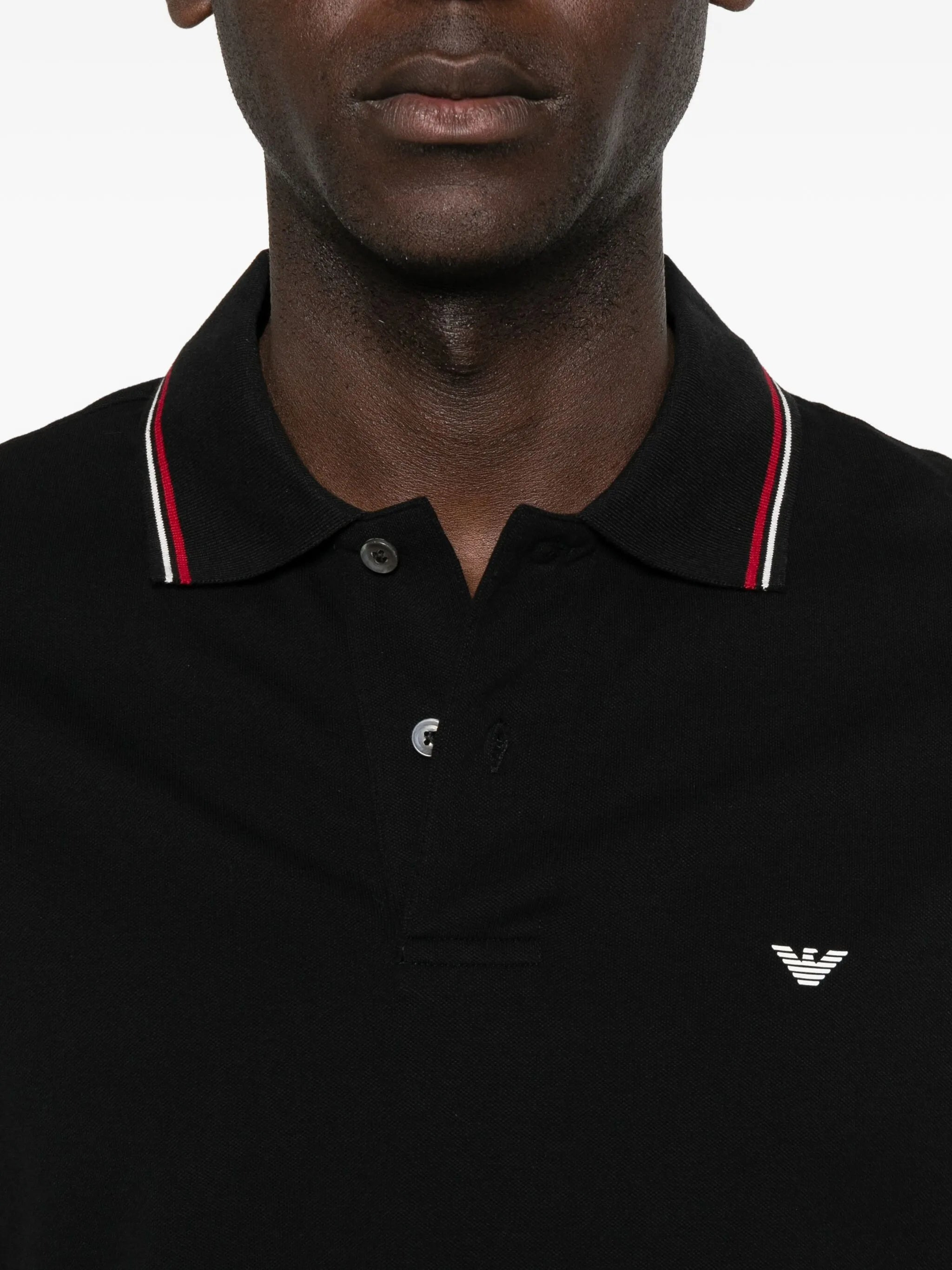Emporio Armani Tipped-collar Polo Shirt - 3