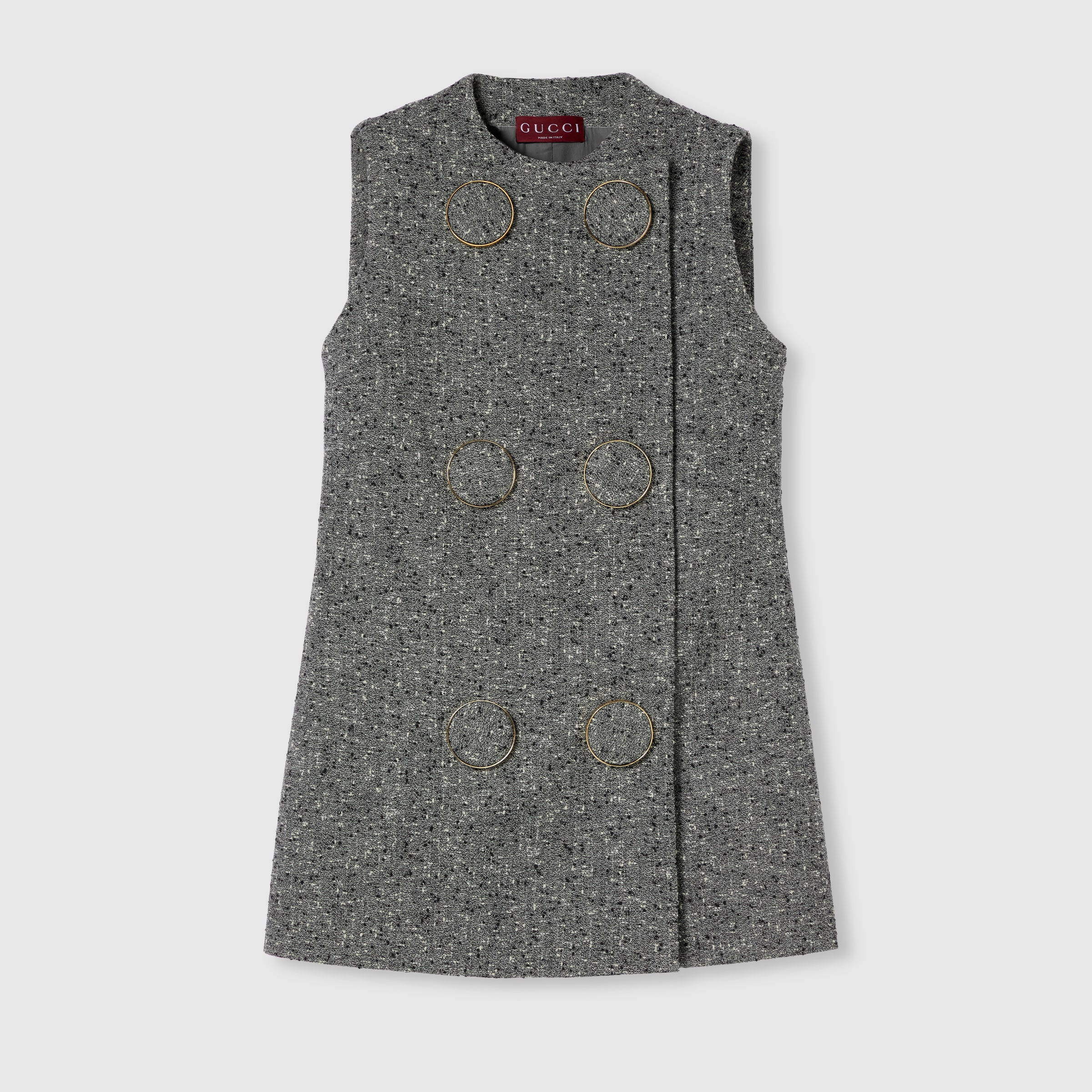 Seeded wool dress - 1