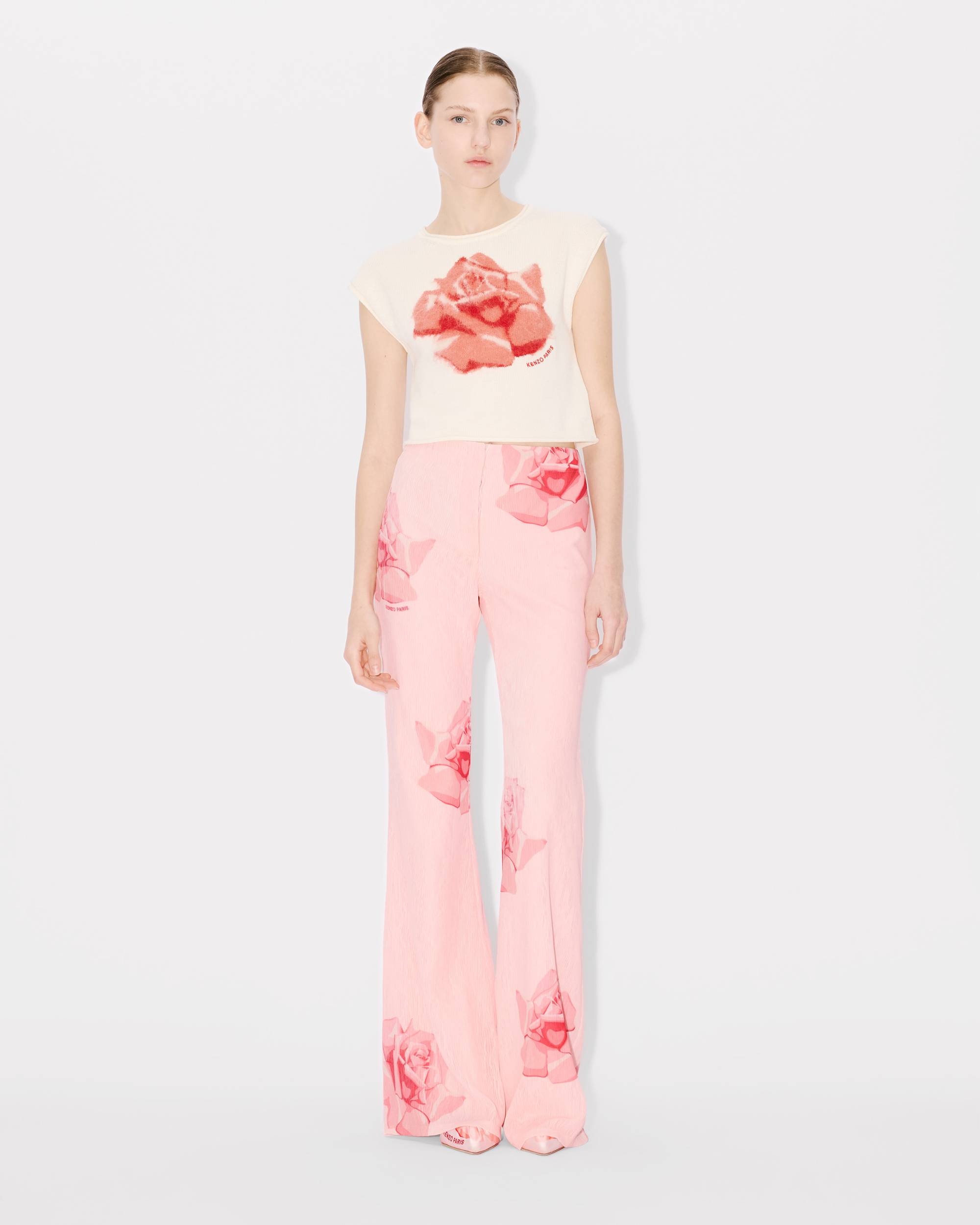 'KENZO Rose' pleated pants - 1